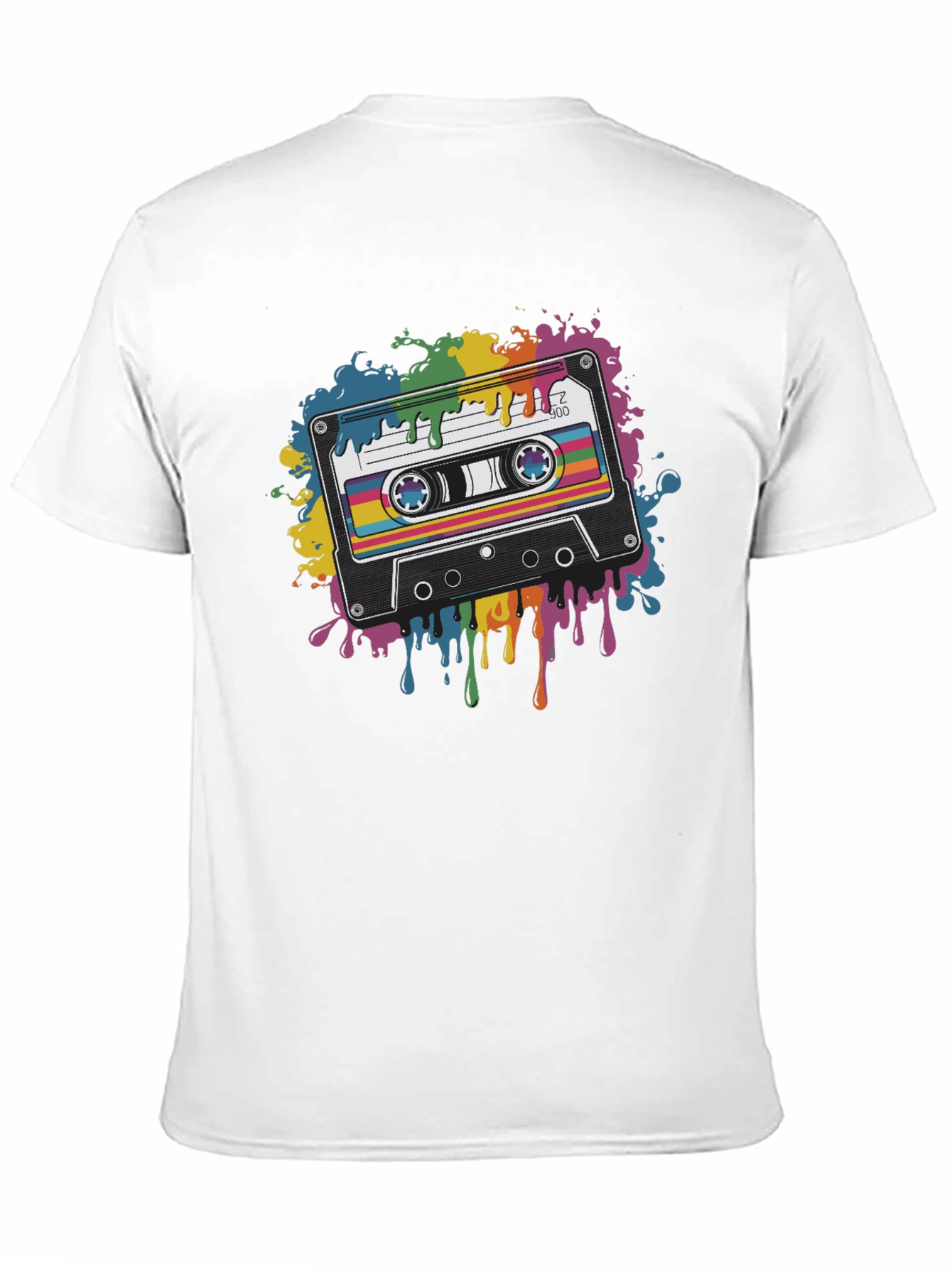 Retro Cassette Tape Graphic T-Shirt - Music Lover Tee