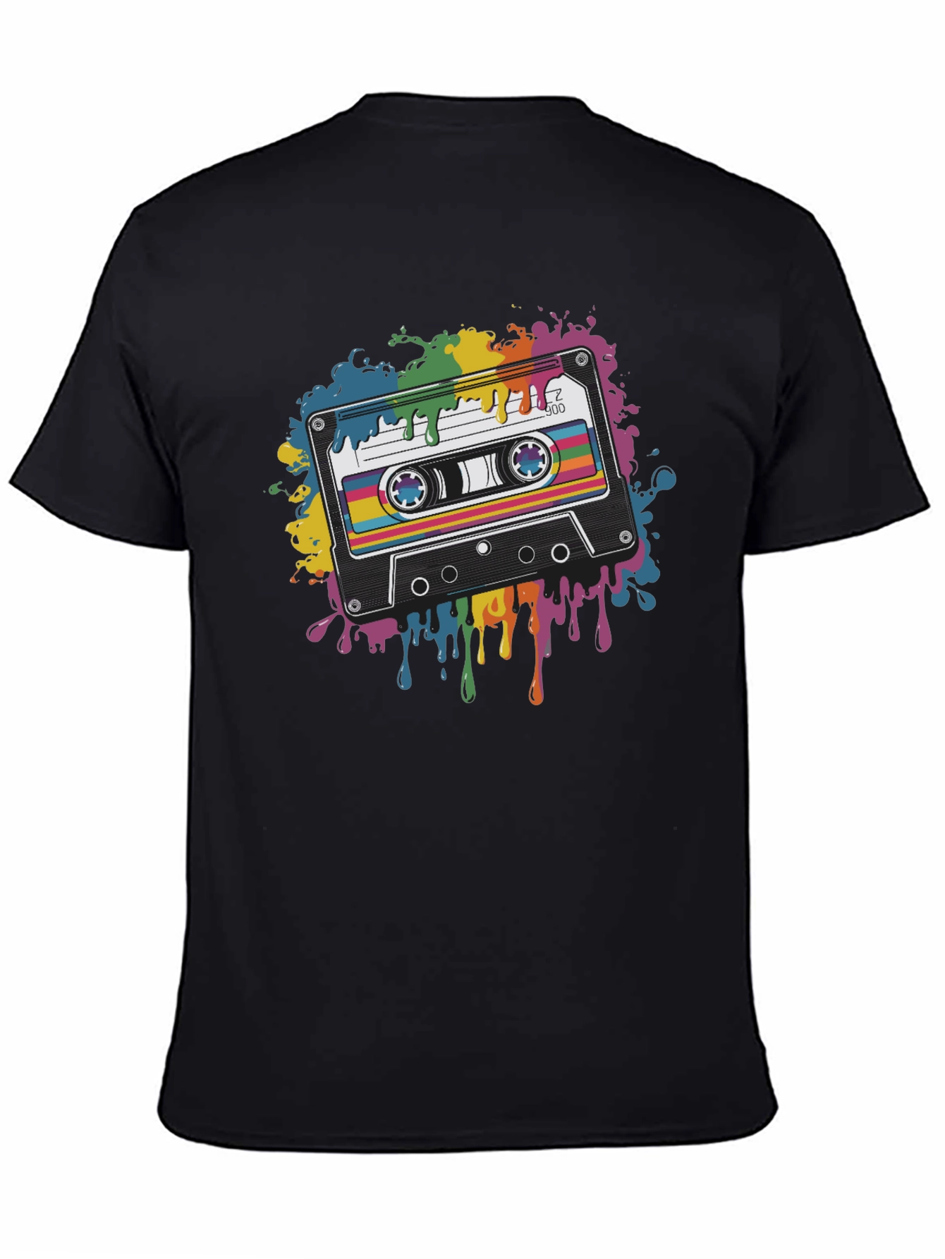 Retro Cassette Tape Graphic T-Shirt - Music Lover Tee