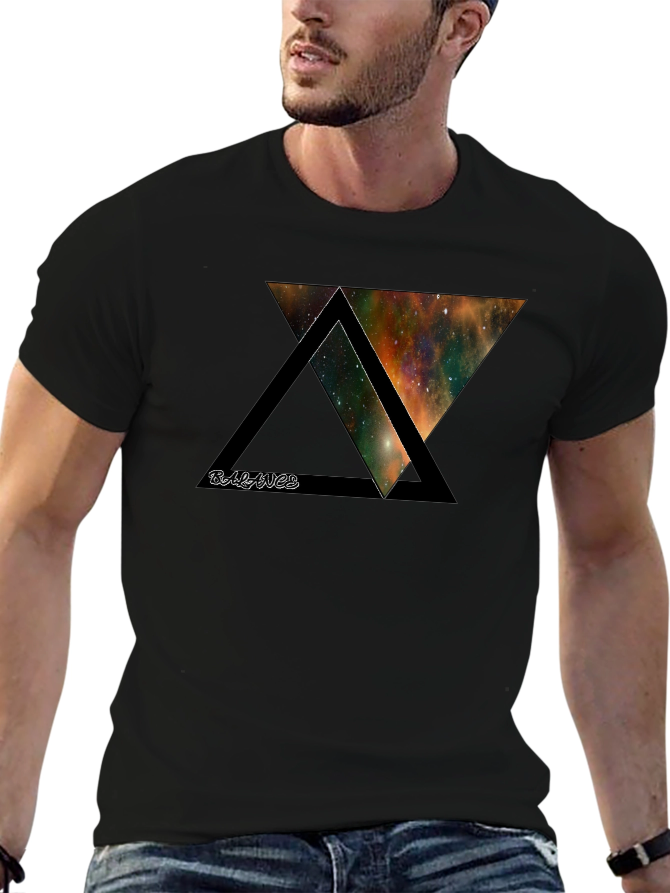Balance Space Graphic Tee - Unique Design