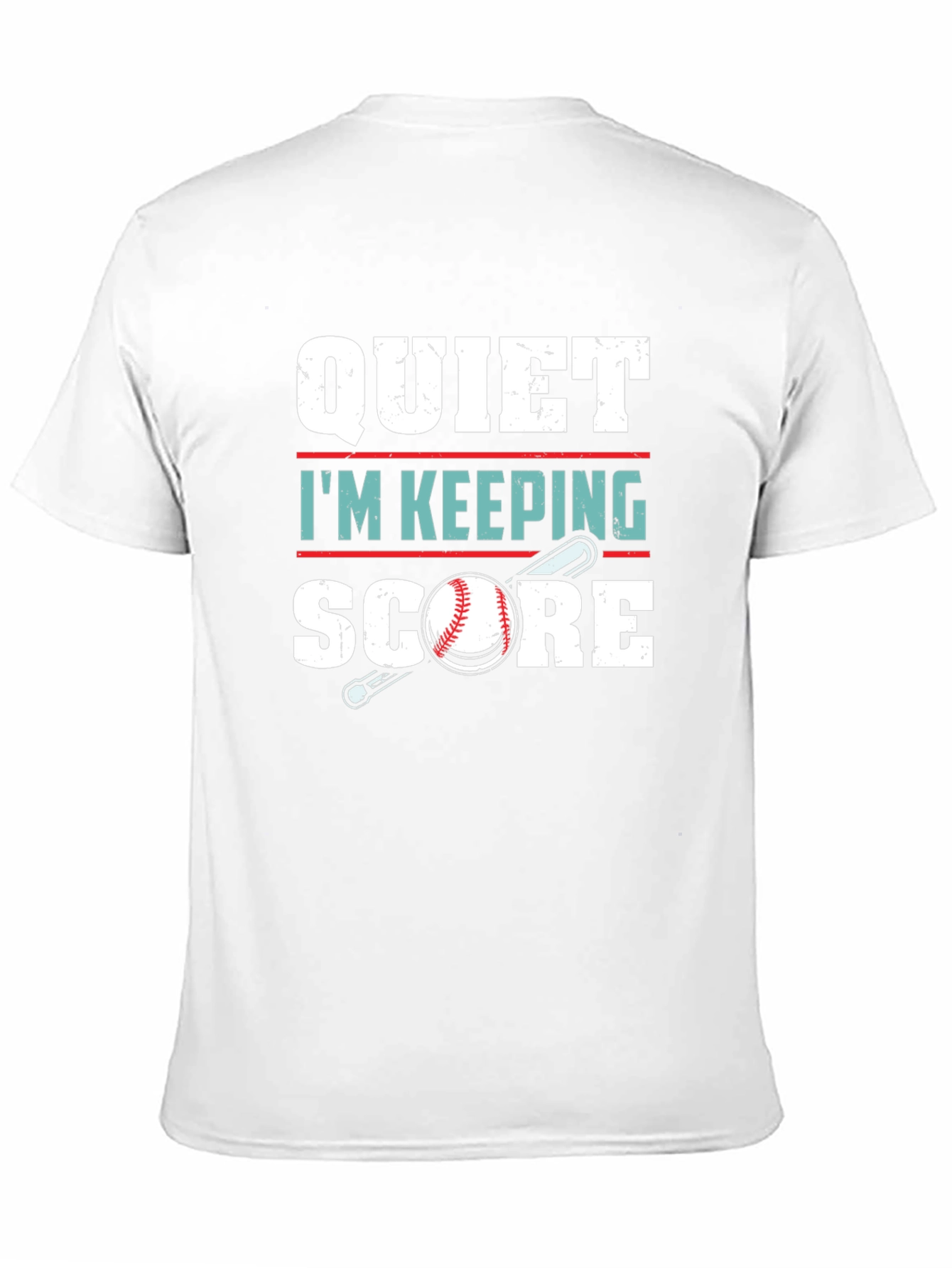 Quiet Im Keeping Score Baseball T-Shirt