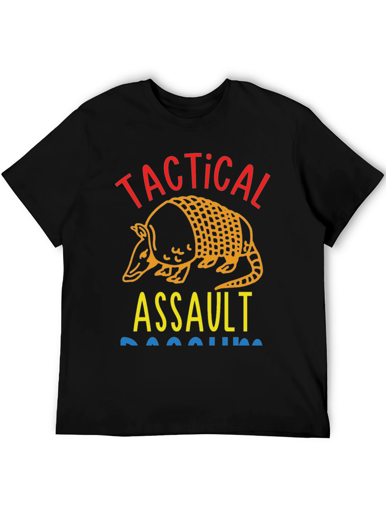 Tactical Assault Armadillo Novelty Graphic T-Shirt