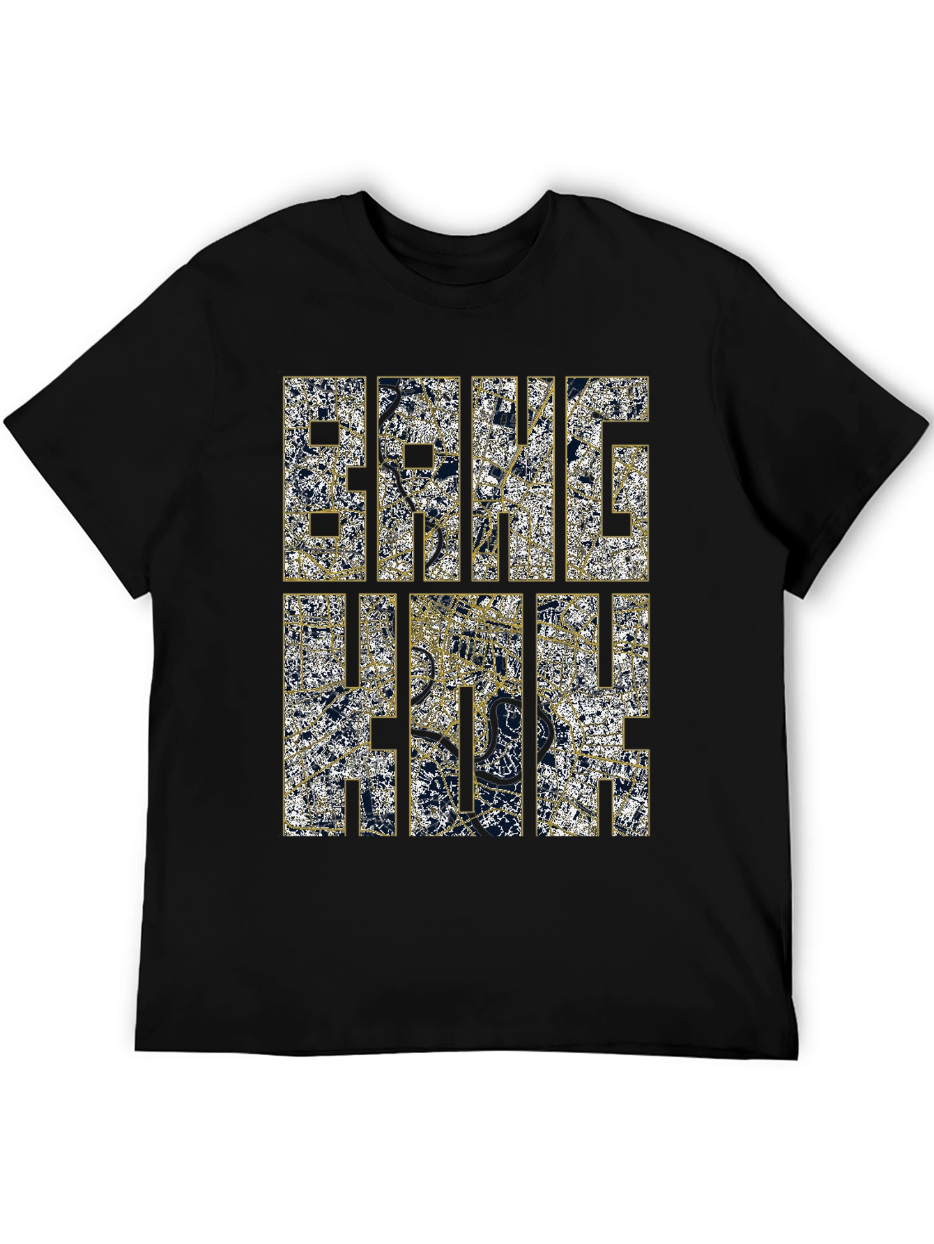 Bangkok City Map T-Shirt - Urban Graphic Tee