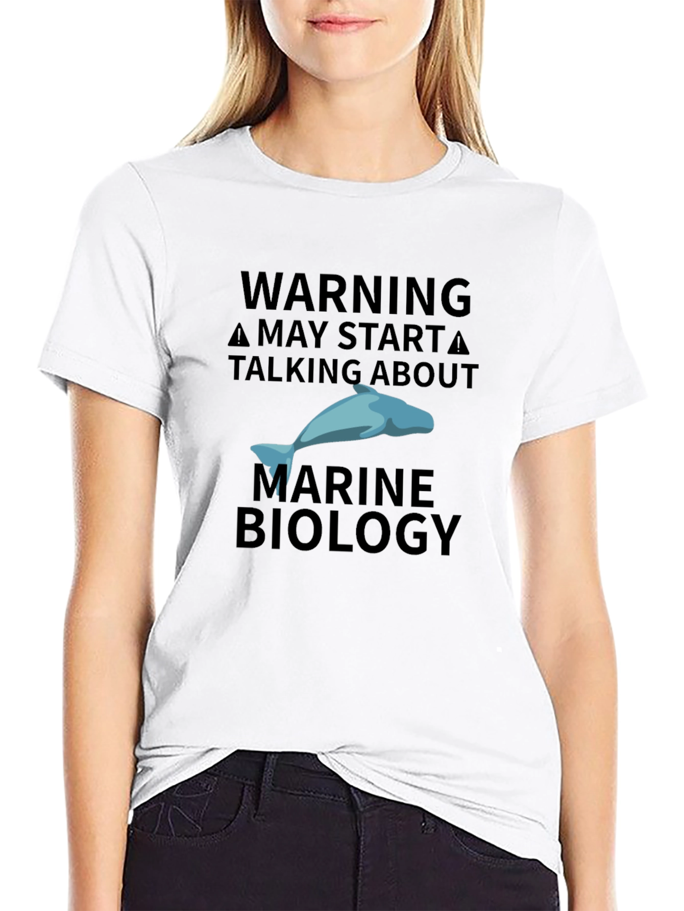 Warning May Start Talking About Marine Biology T-Shirt