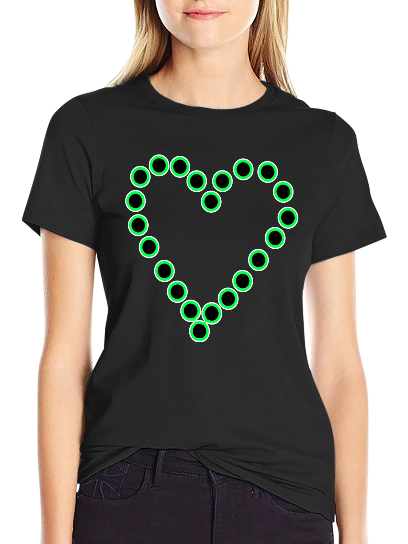 Heart of Light - Unique Black T-Shirt