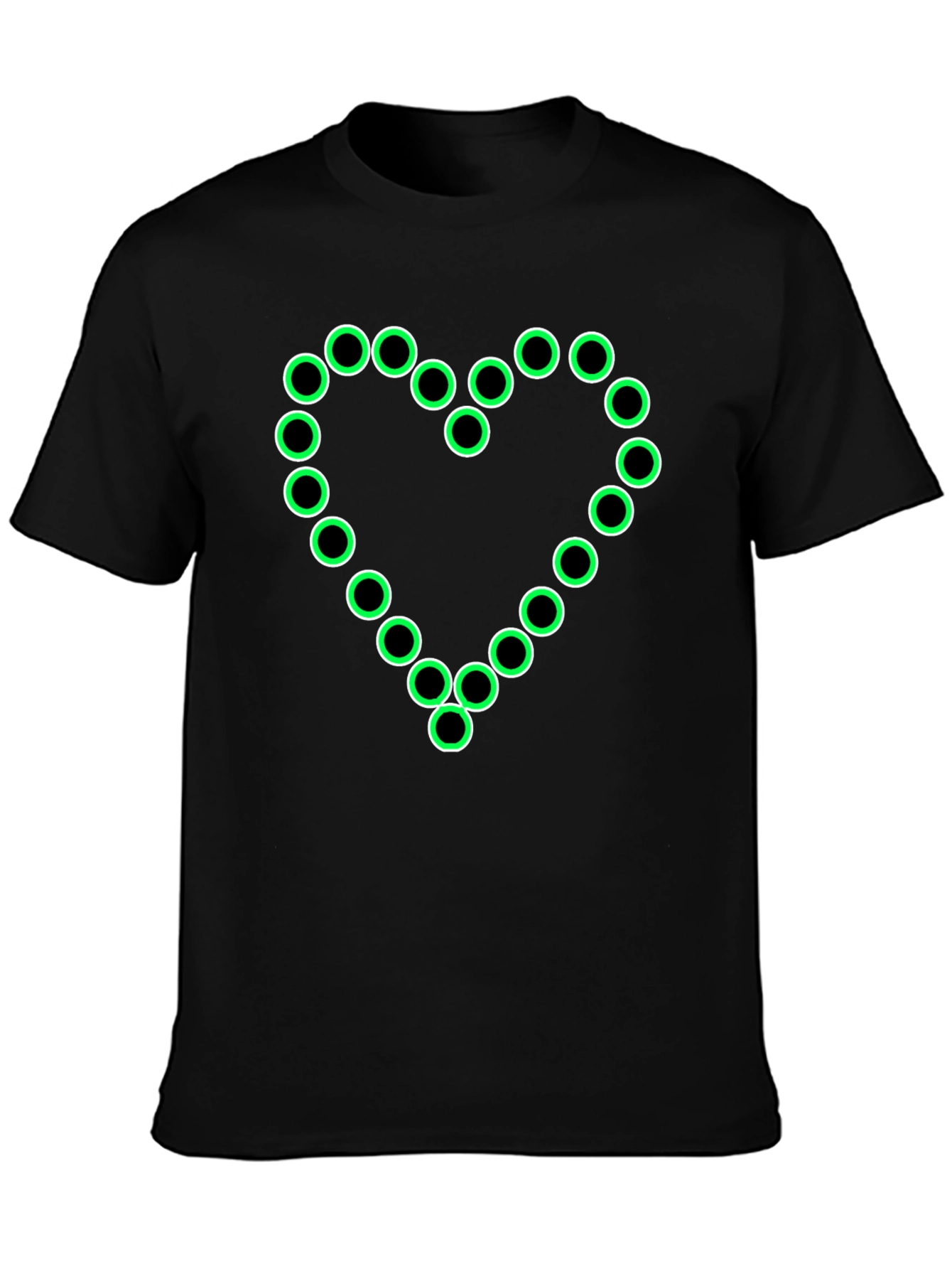 Heart of Light - Unique Black T-Shirt