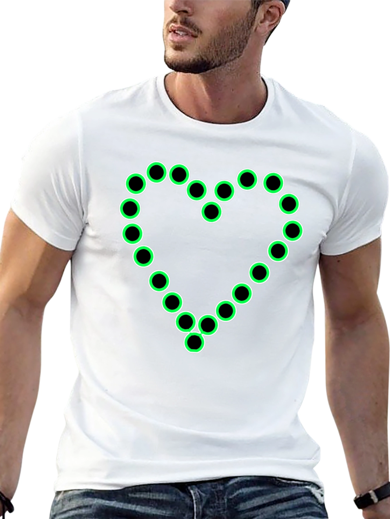 Heart of Light - Unique Black T-Shirt