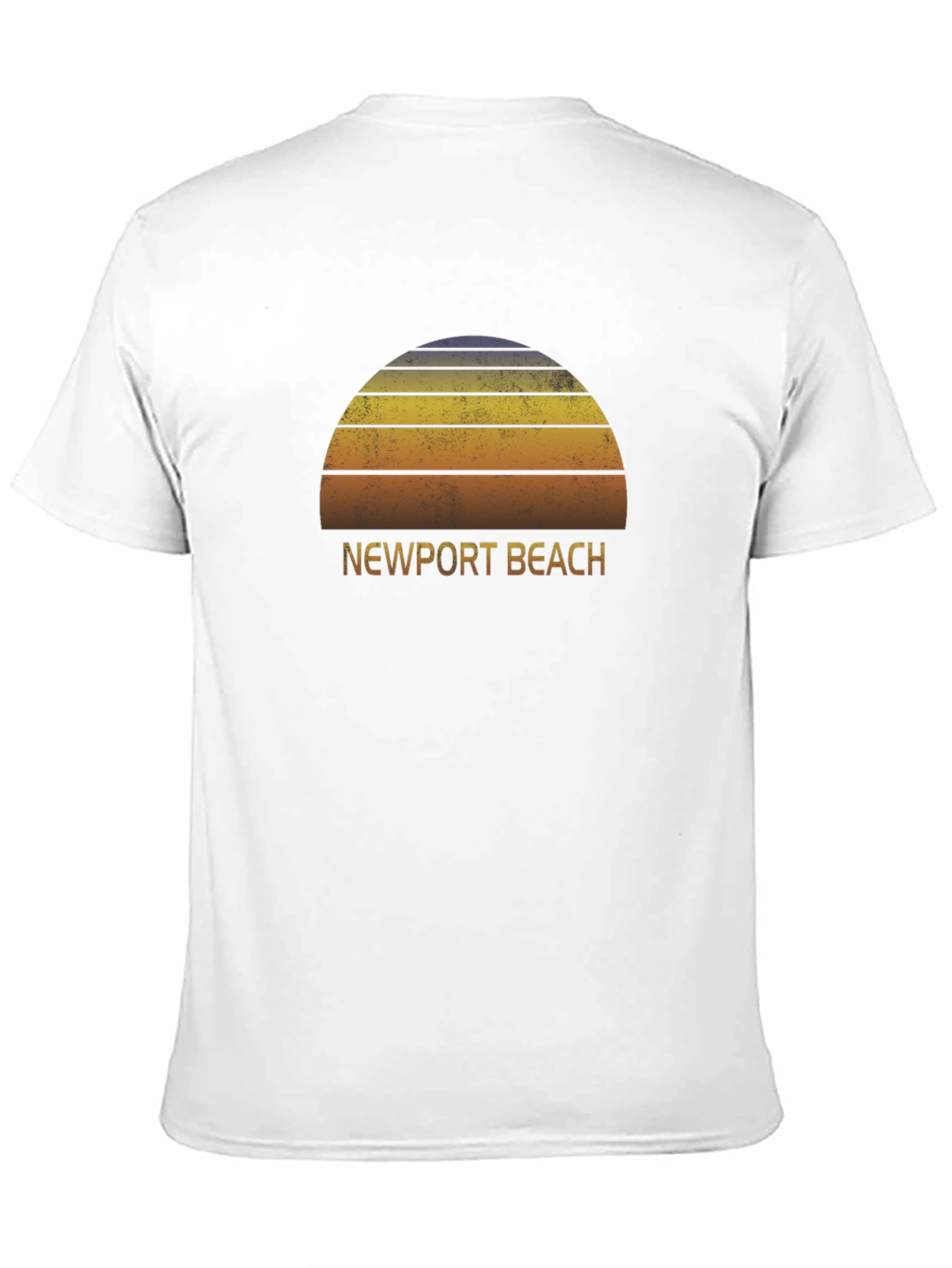 Newport Beach Retro Sunset T-Shirt