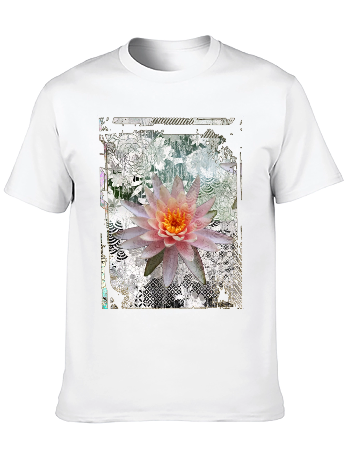 Floral Art Graphic T-Shirt