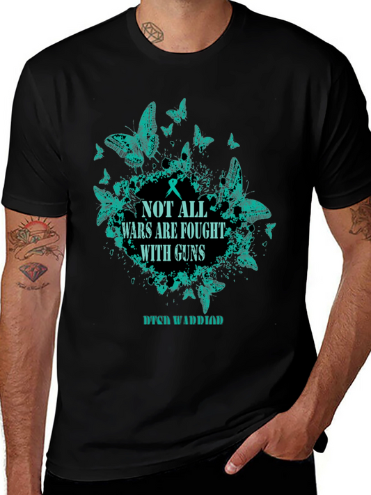 PTSD Warrior Butterfly T-Shirt