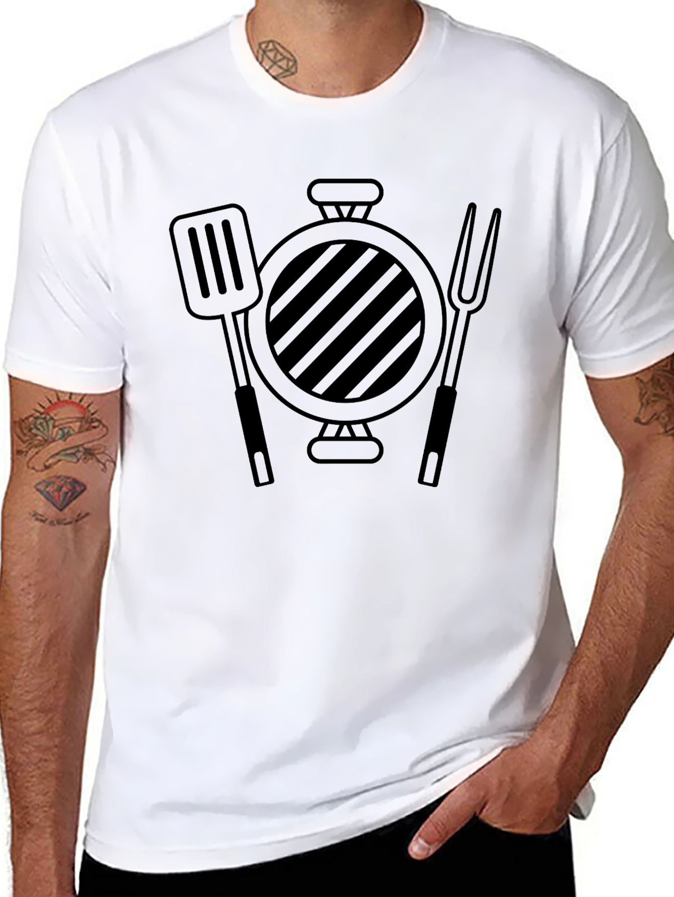 Grill Master Graphic T-Shirt - Black BBQ Lover Tee