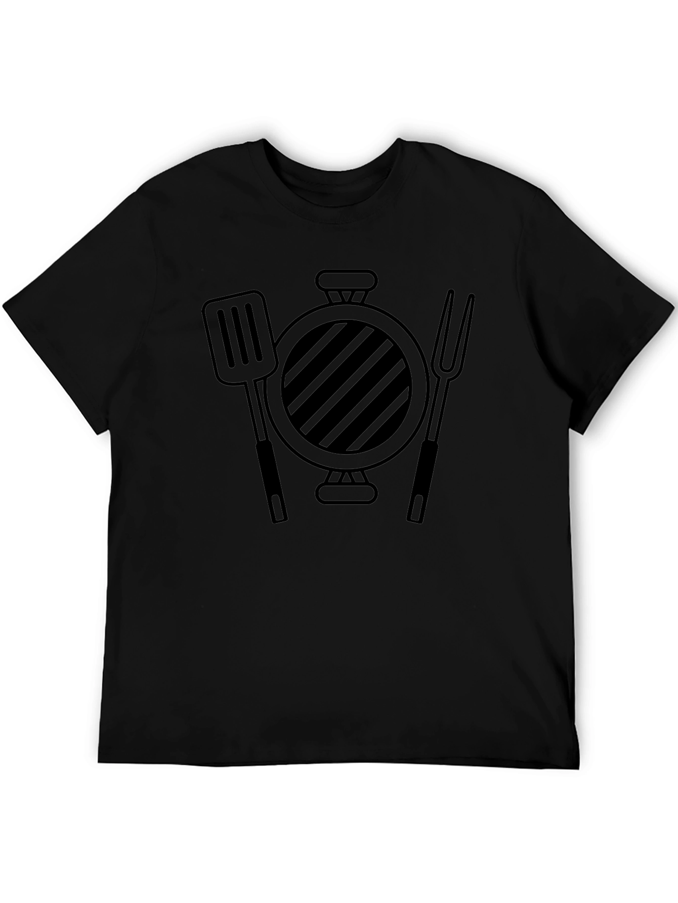 Grill Master Graphic T-Shirt - Black BBQ Lover Tee