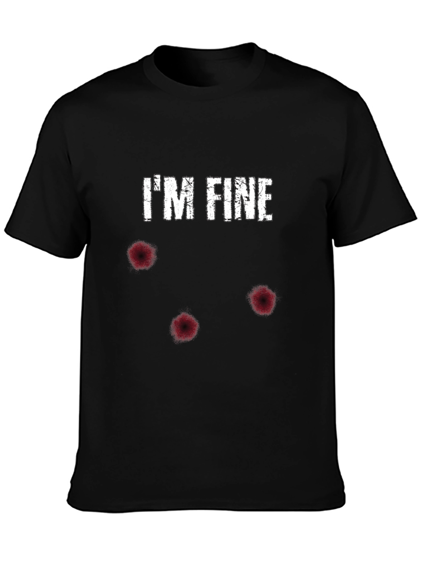 Im Fine Bullet Hole Graphic Tee