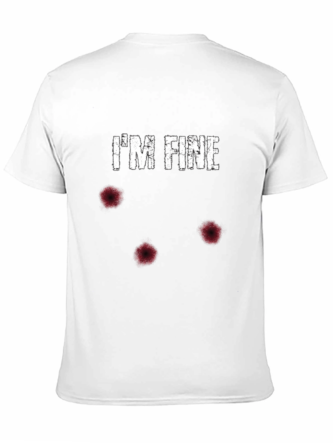 Im Fine Bullet Hole Graphic Tee