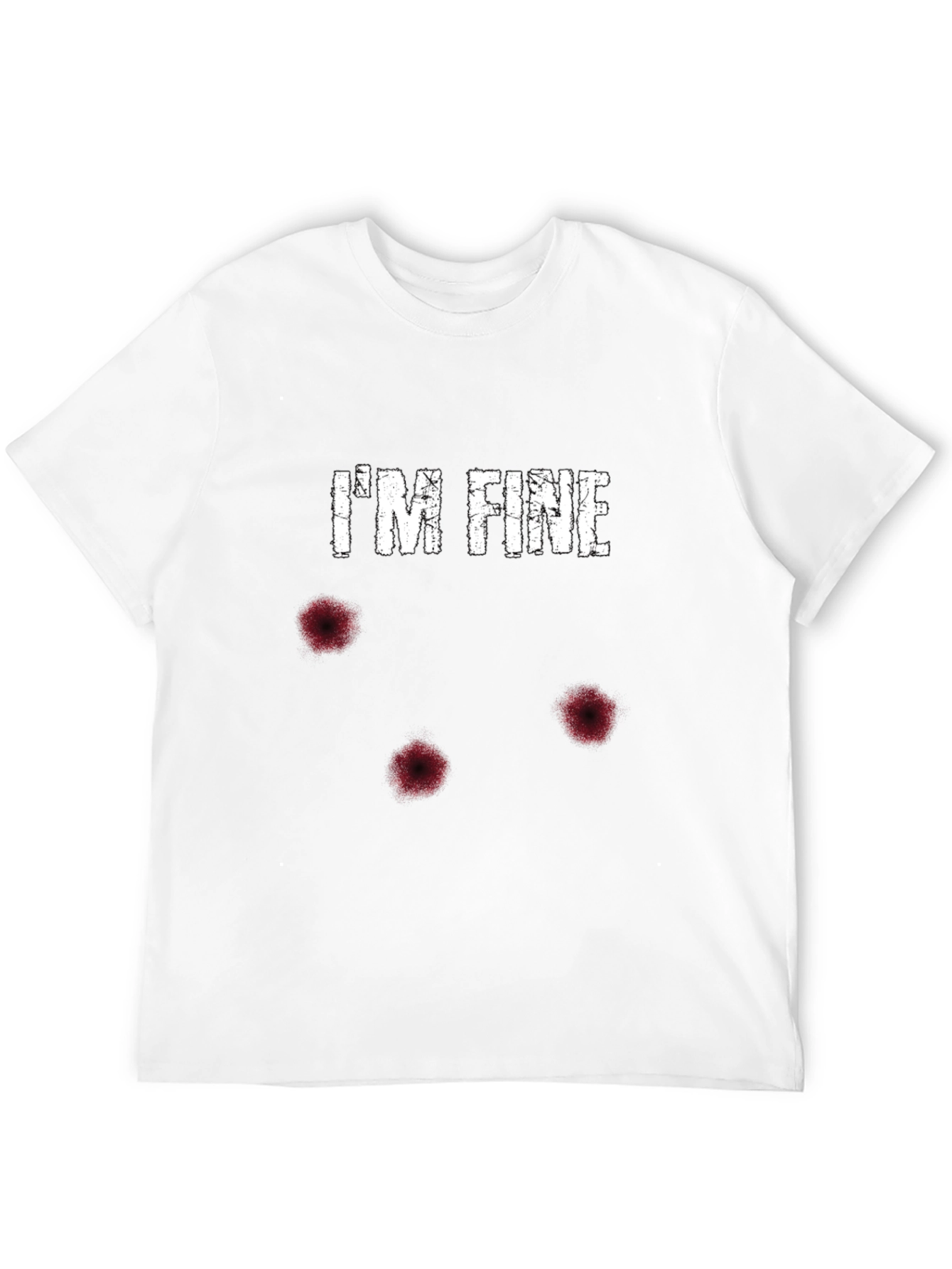 Im Fine Bullet Hole Graphic Tee