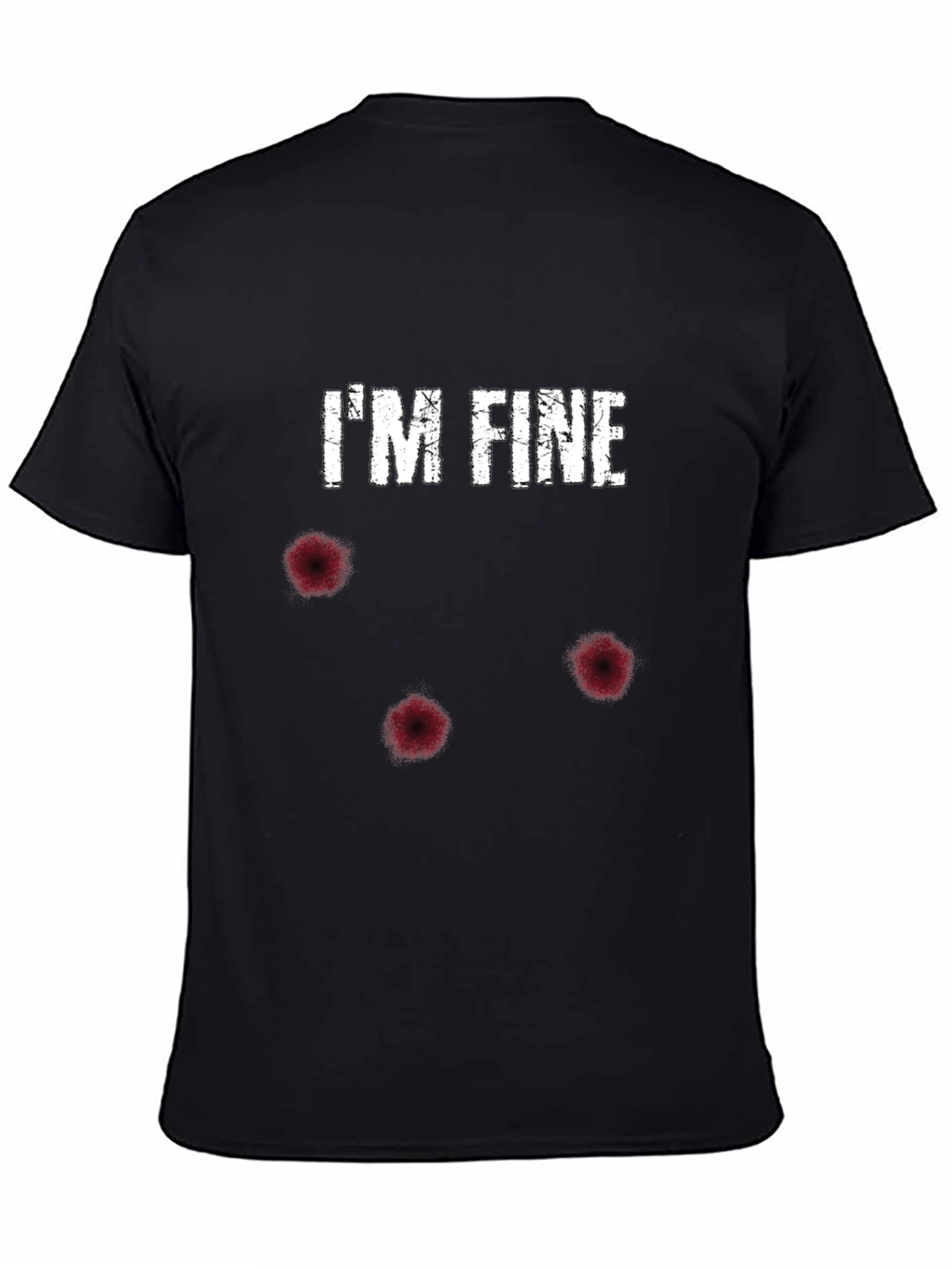 Im Fine Bullet Hole Graphic Tee