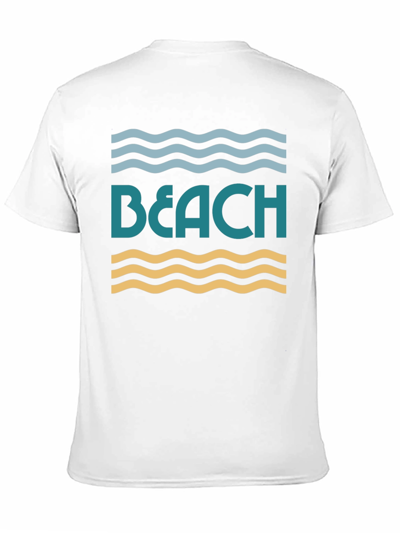 Beach Waves Graphic T-Shirt - Summer Fun