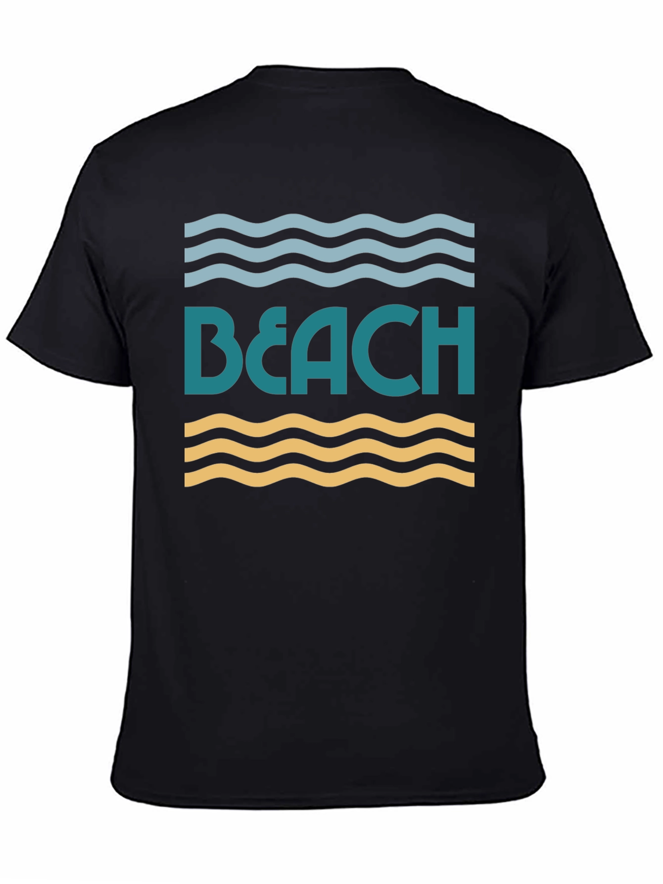 Beach Waves Graphic T-Shirt - Summer Fun