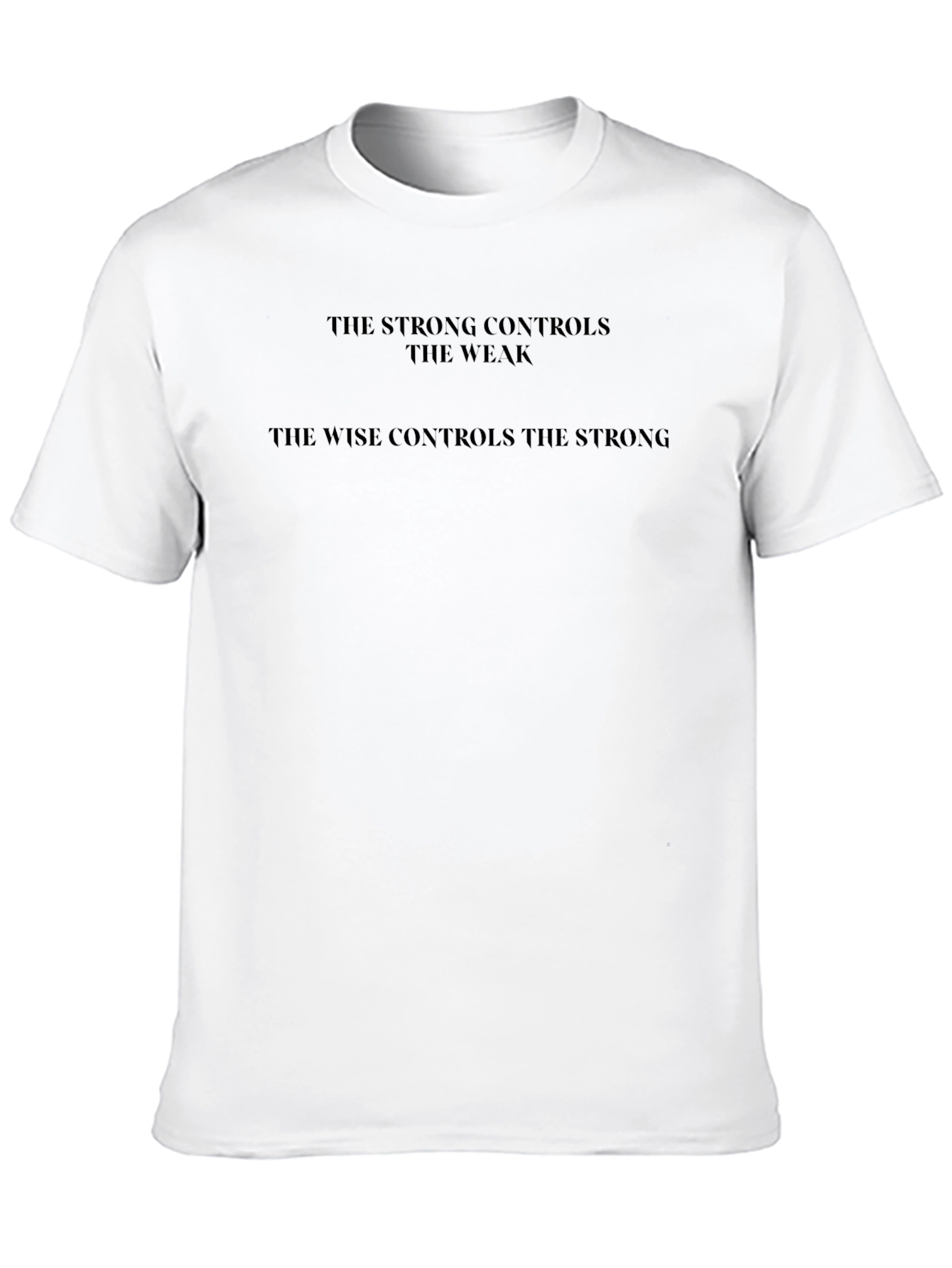 The Strong Controls T-Shirt - Wise Saying Tee