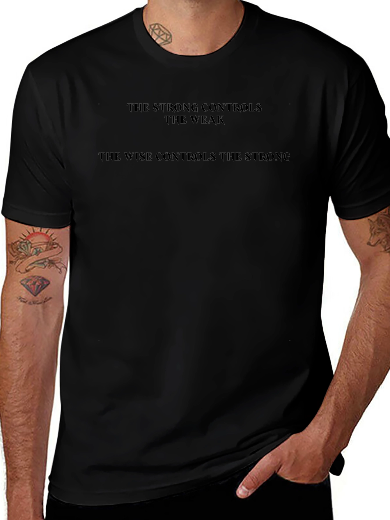 The Strong Controls T-Shirt - Wise Saying Tee