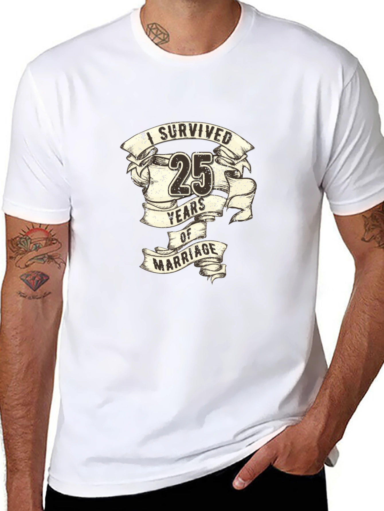 25 Years of Marriage Survivor T-Shirt