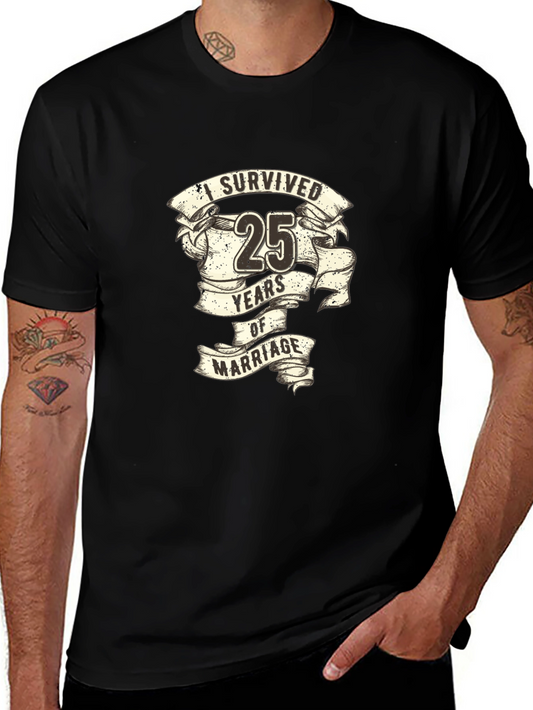 25 Years of Marriage Survivor T-Shirt
