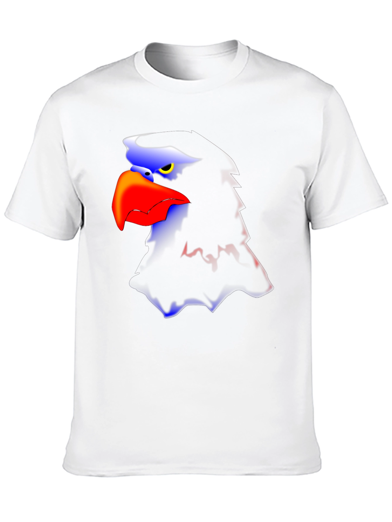 Bold Eagle Graphic Tee - Black Casual T-Shirt
