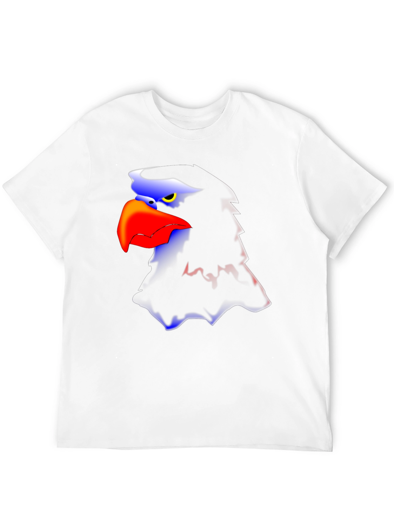 Bold Eagle Graphic Tee - Black Casual T-Shirt