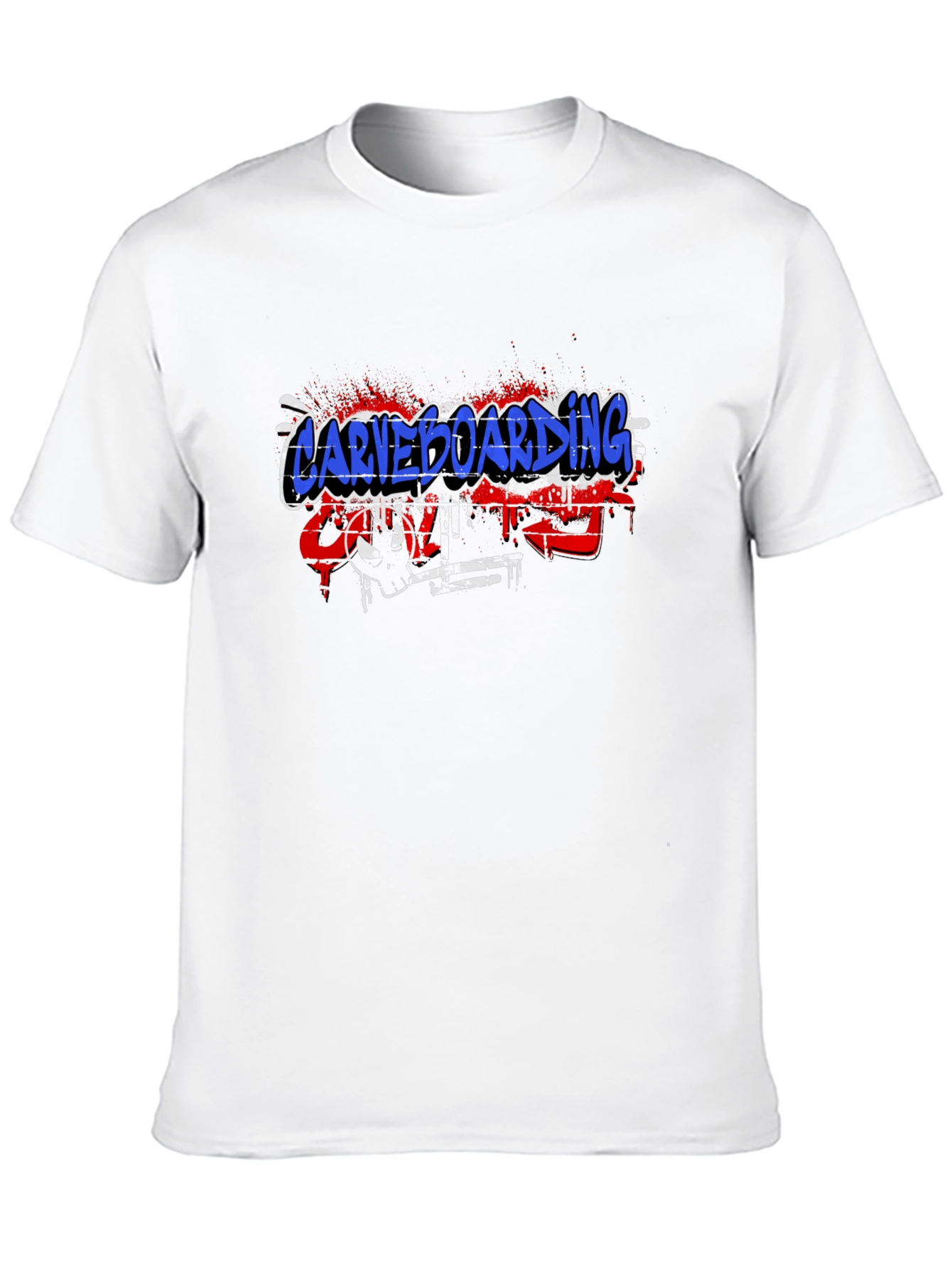 Carveboarding Graphic Black T-Shirt