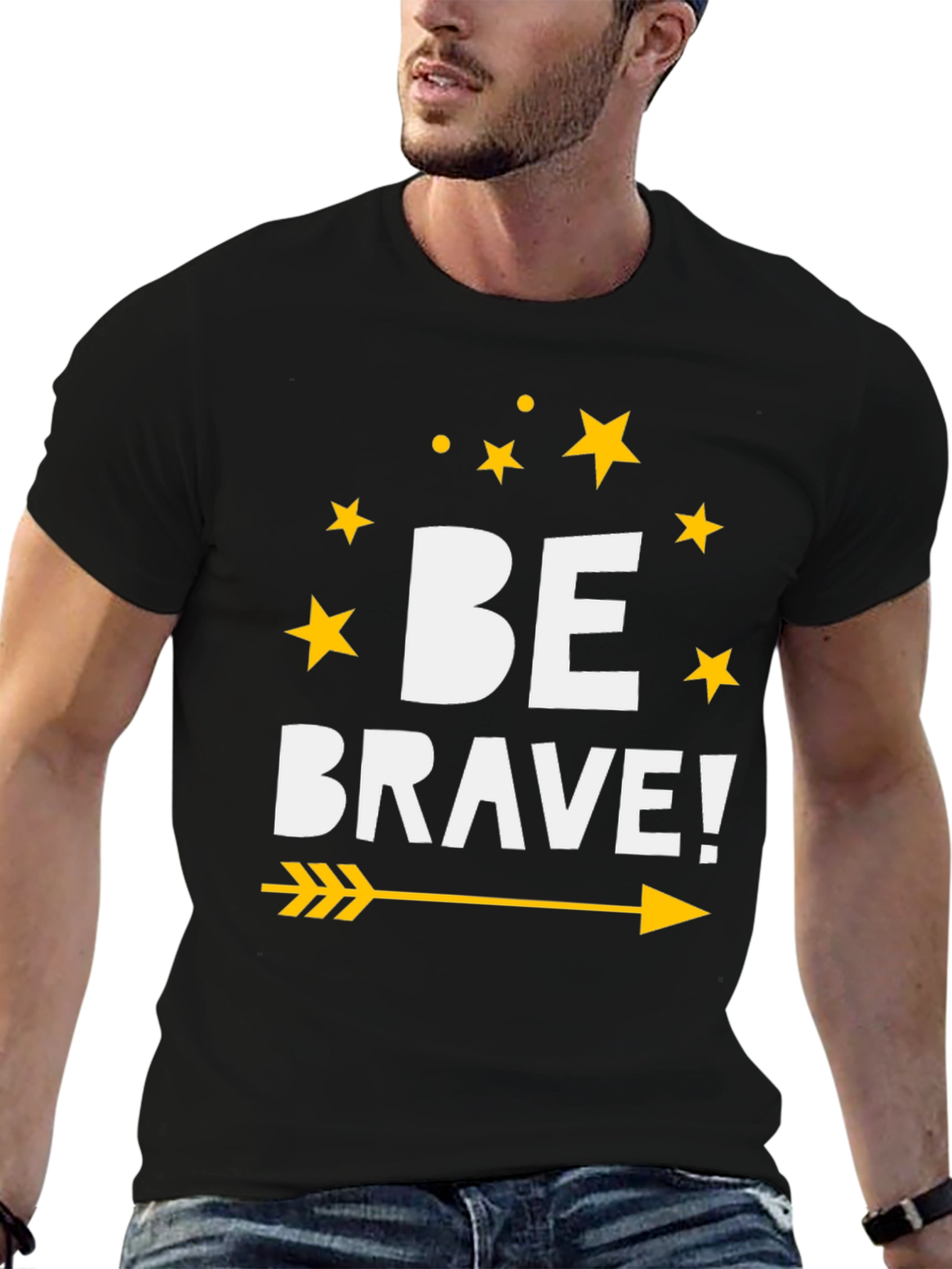 Be Brave Graphic Tee - Inspiring Unisex T-Shirt