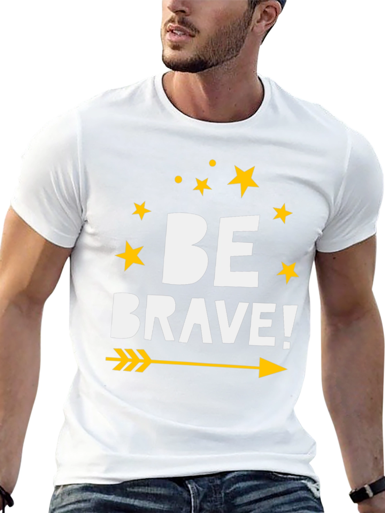 Be Brave Graphic Tee - Inspiring Unisex T-Shirt