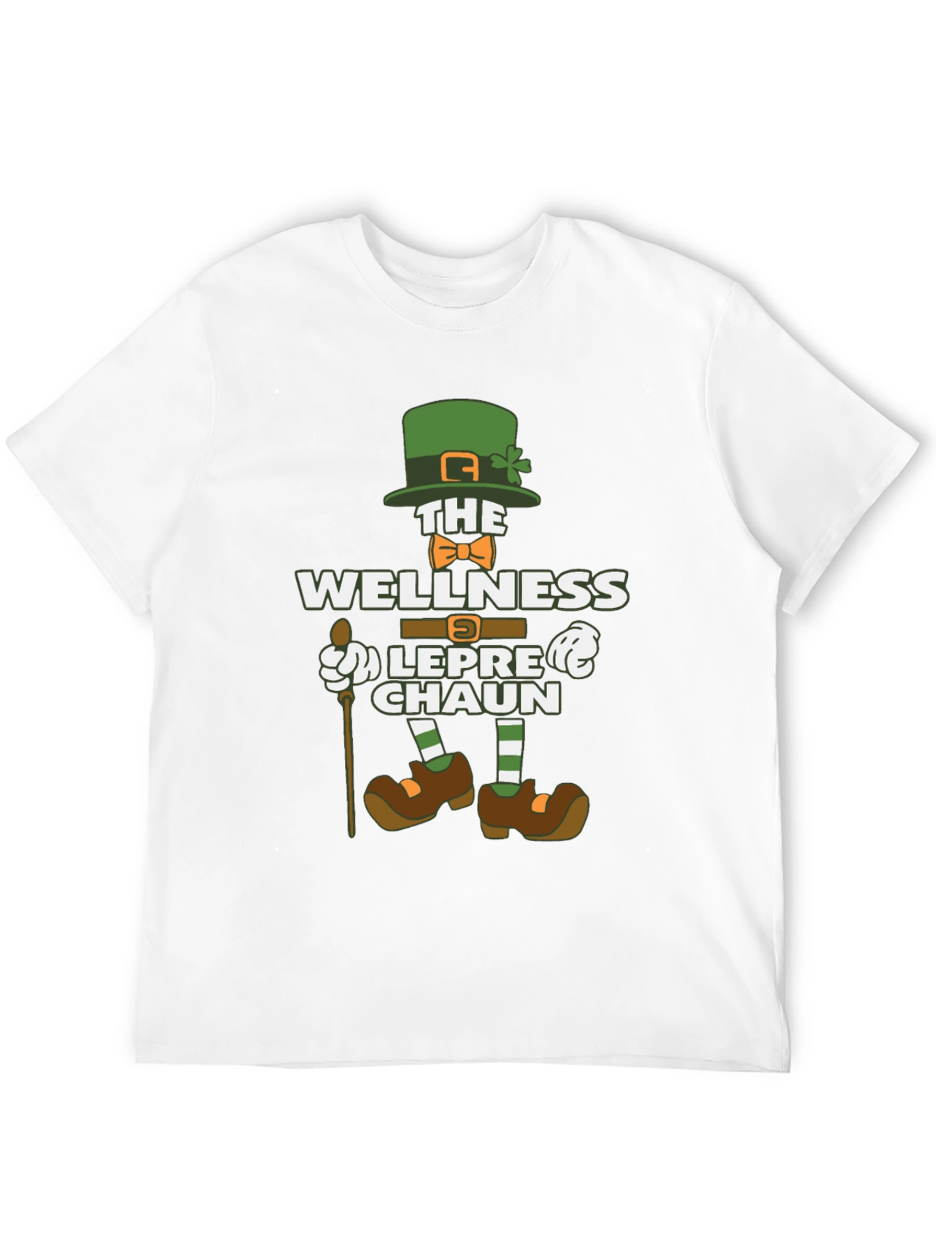 Wellness Leprechaun Graphic Tee - St. Patricks Day
