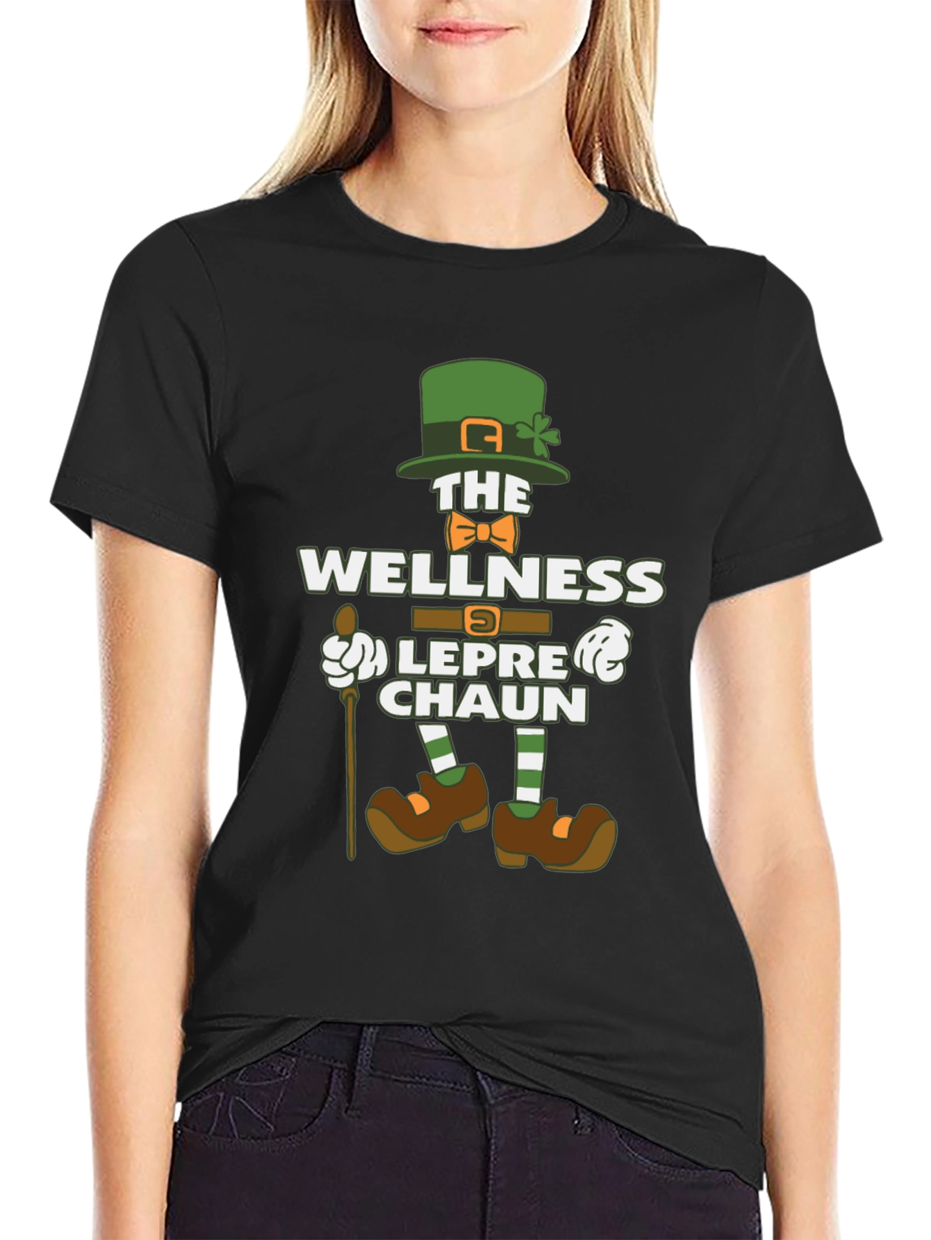 Wellness Leprechaun Graphic Tee - St. Patricks Day
