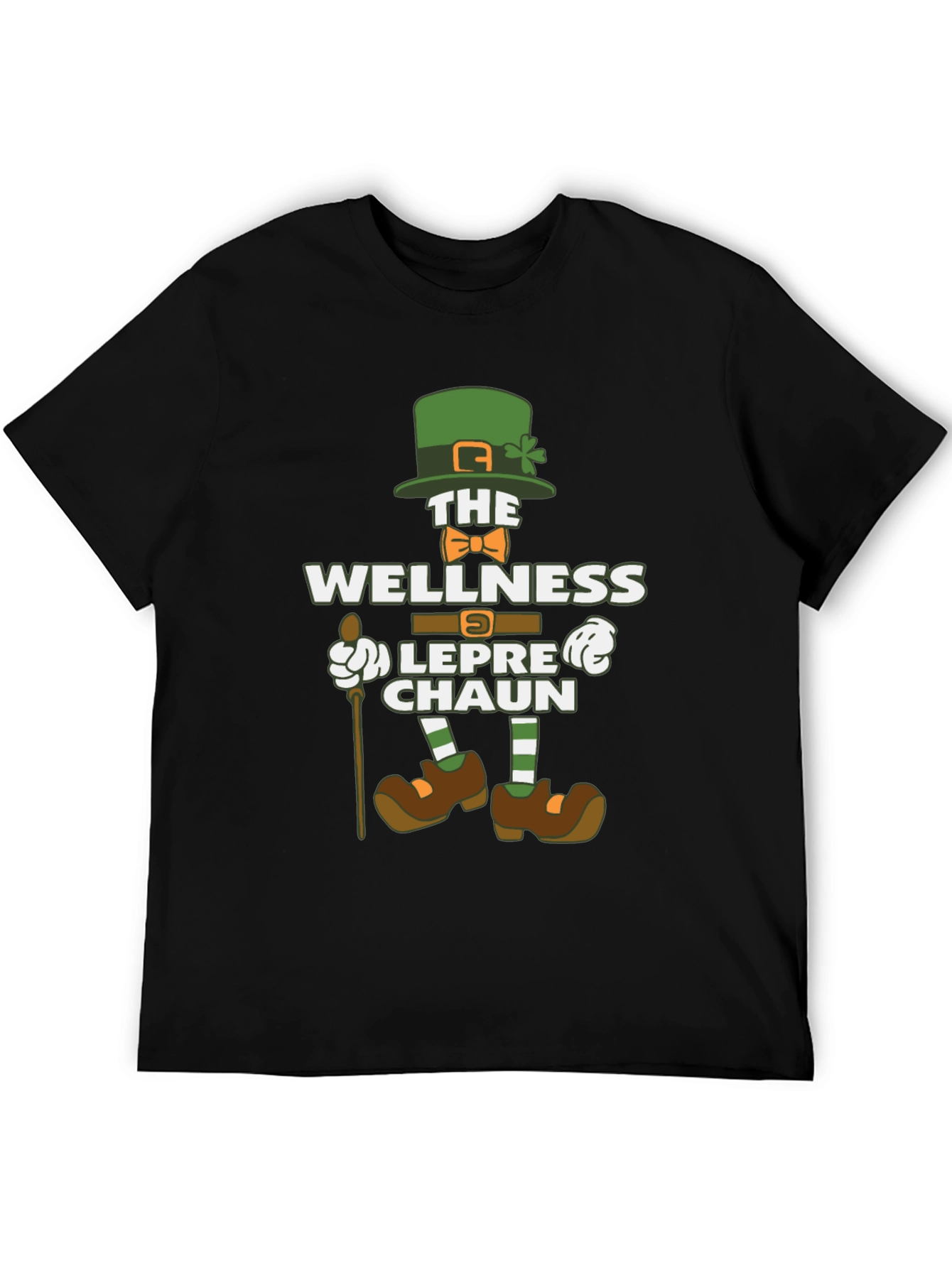 Wellness Leprechaun Graphic Tee - St. Patricks Day