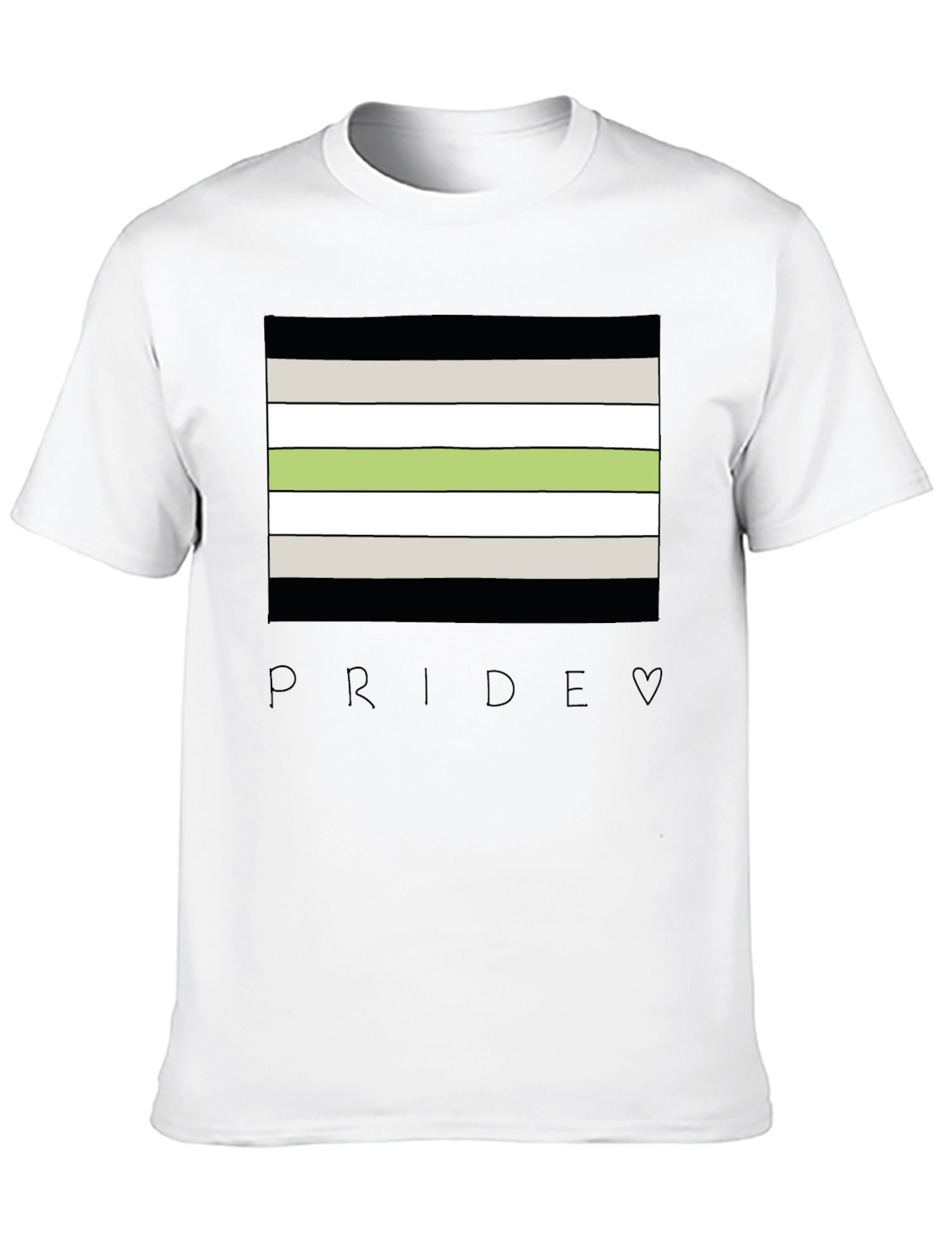 Agender Pride Flag T-Shirt