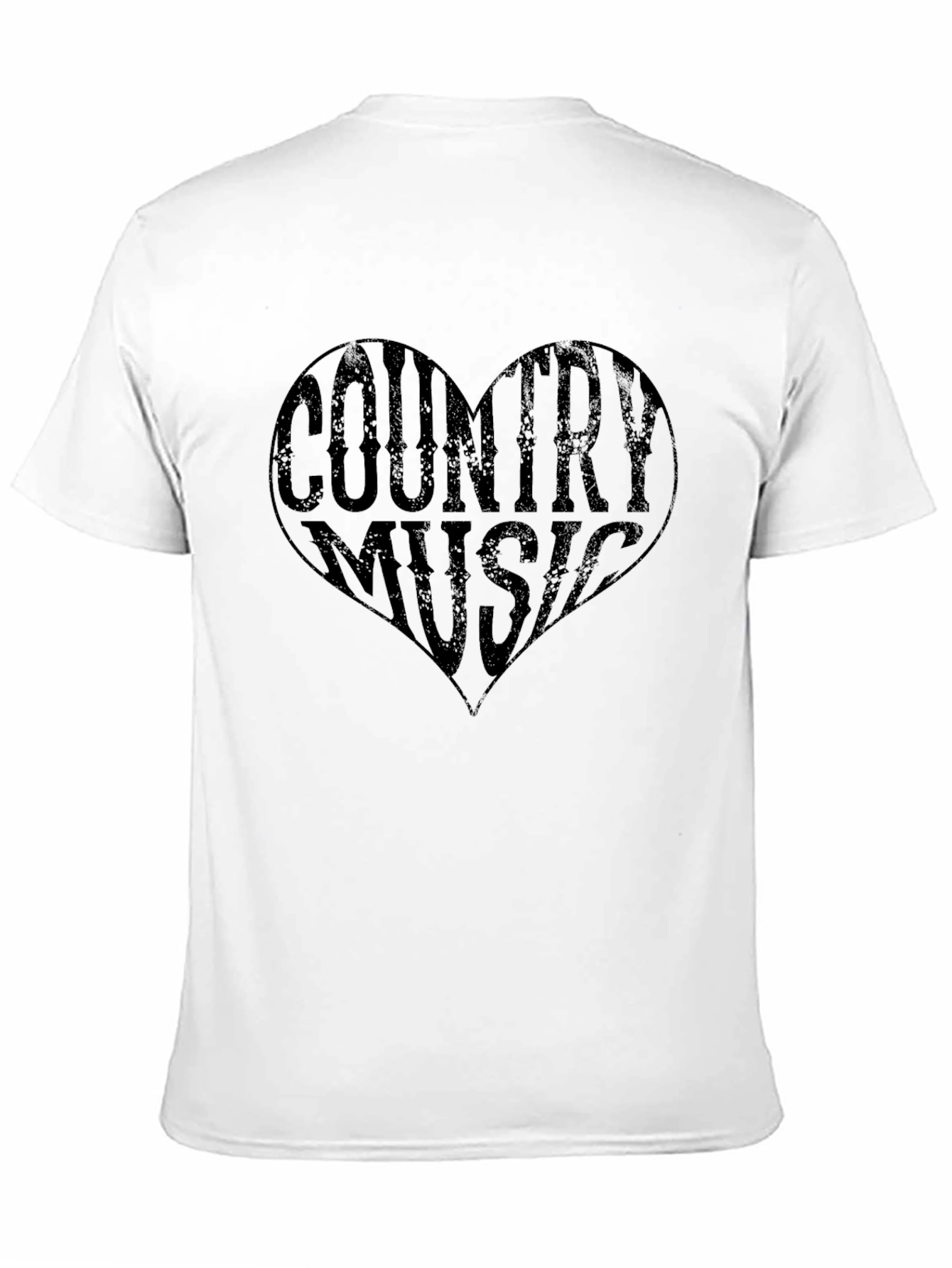 Country Music Heart Graphic T-Shirt