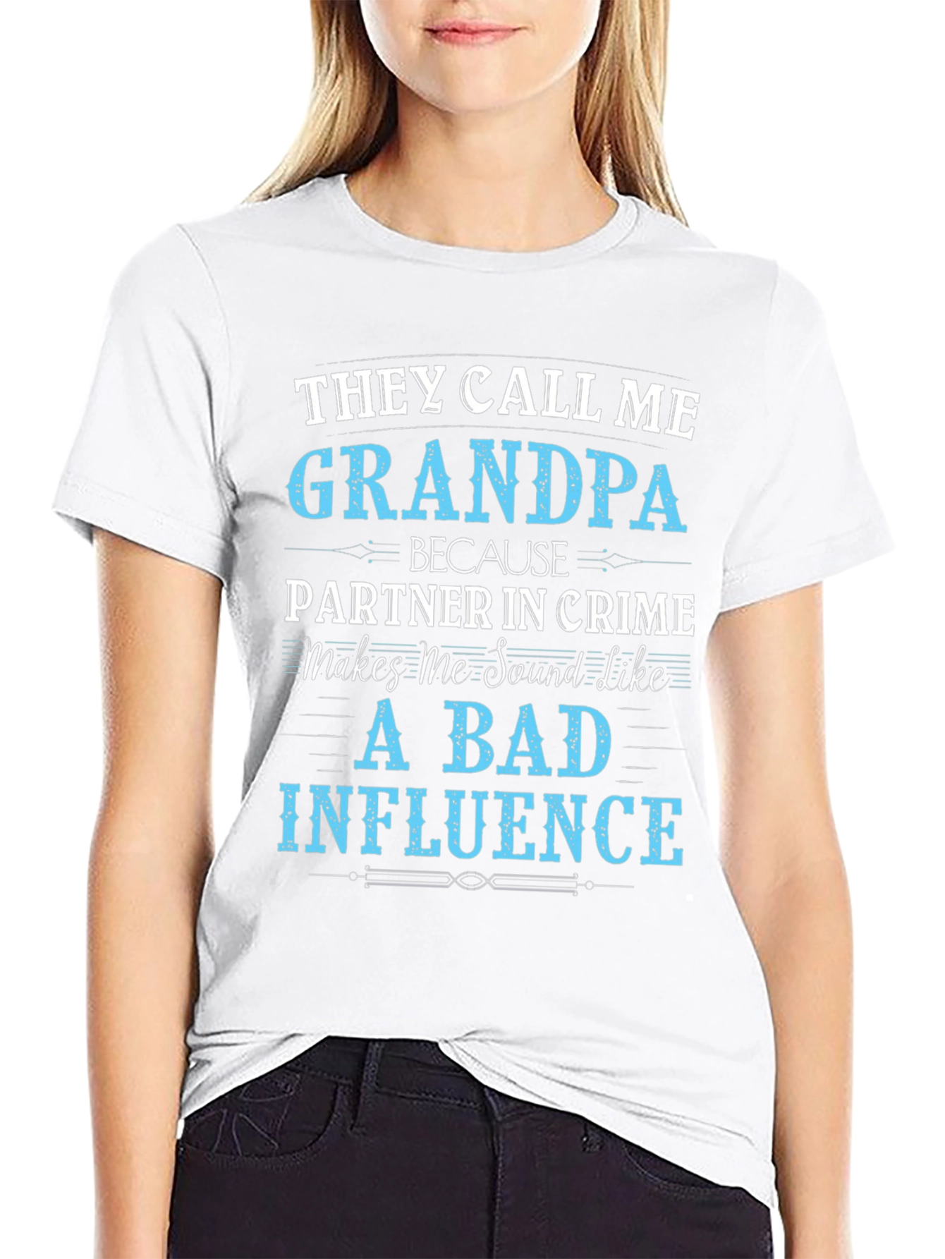 Grandpa Bad Influence Graphic Tee
