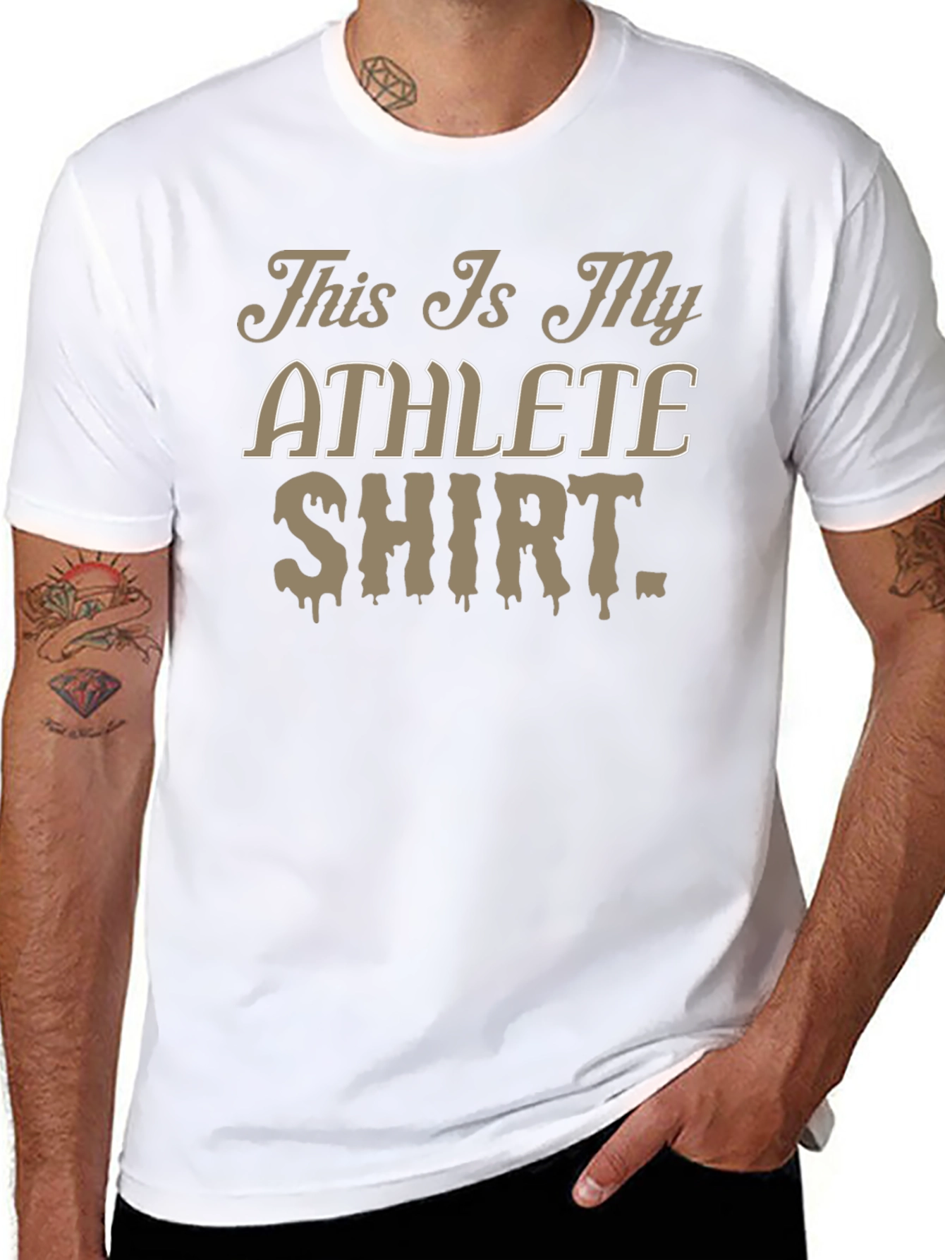 Funny Athlete T-Shirt - Gym Workout Tee