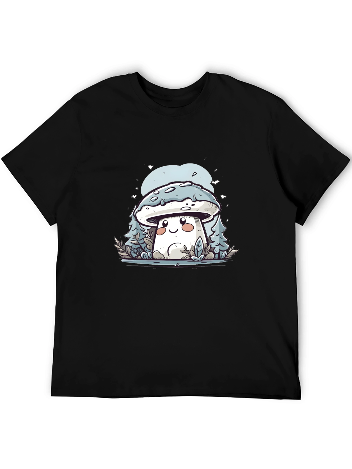 Cute Mushroom Cartoon T-Shirt