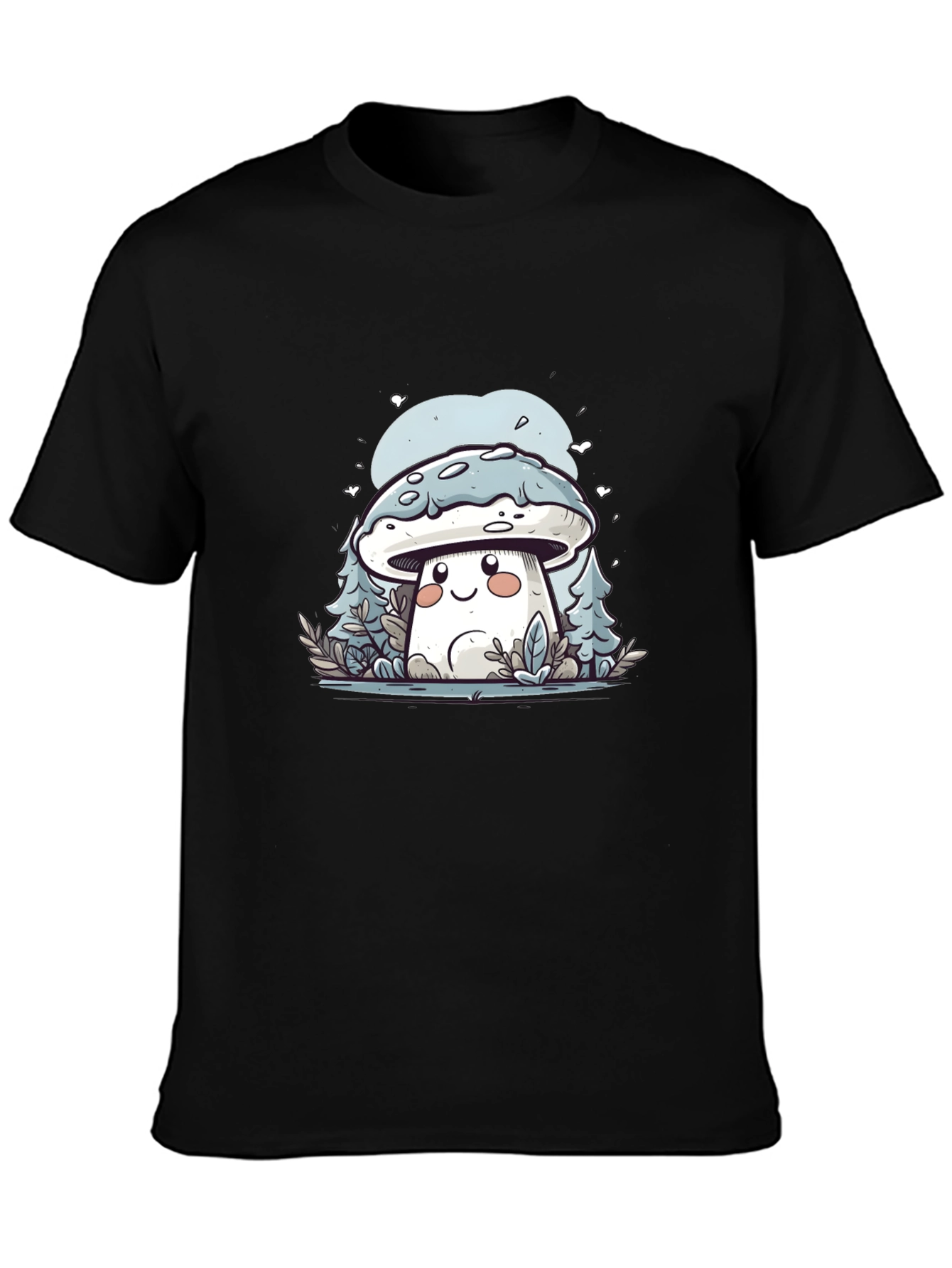 Cute Mushroom Cartoon T-Shirt