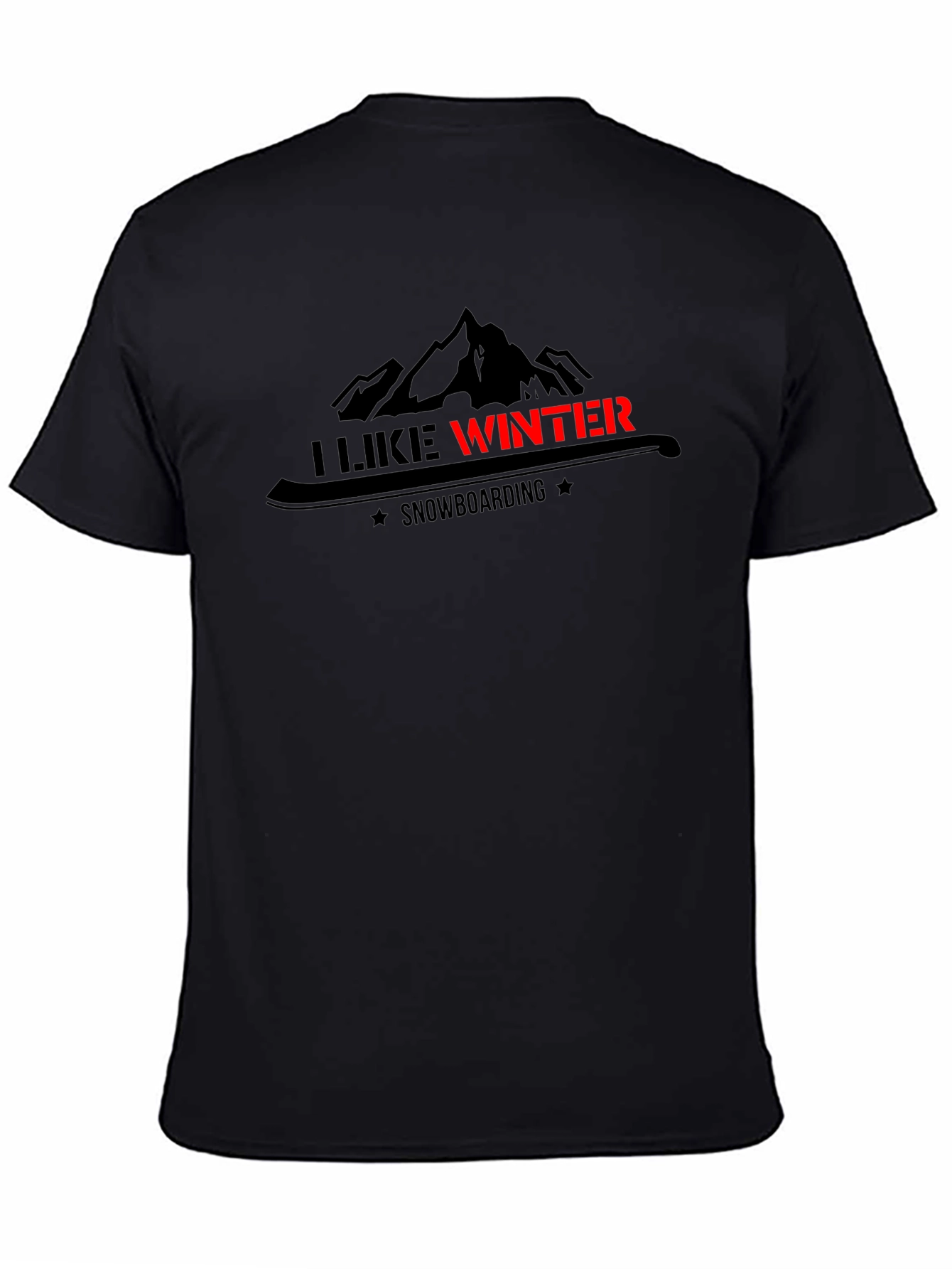 I Like Winter Snowboarding Graphic T-Shirt