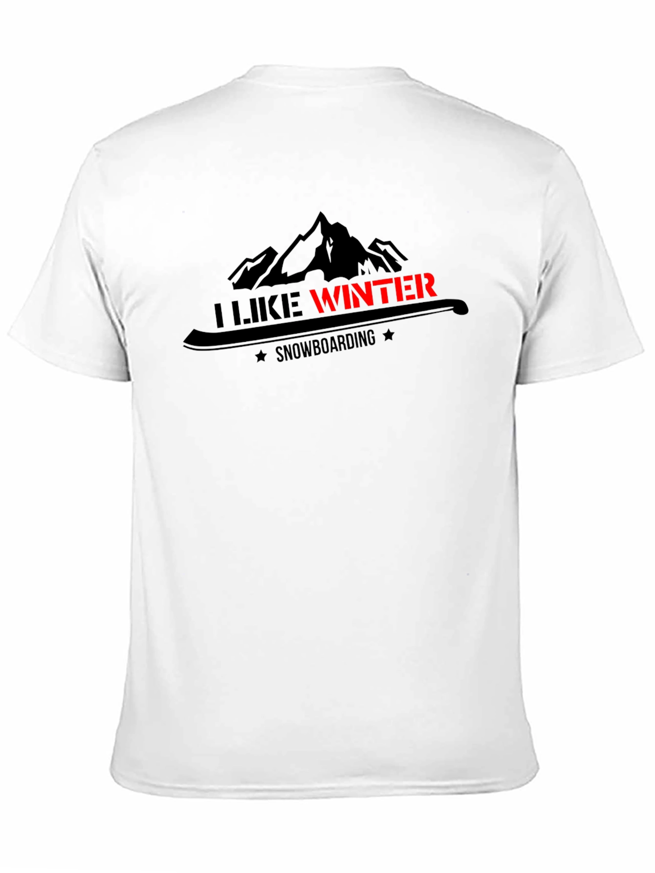 I Like Winter Snowboarding Graphic T-Shirt