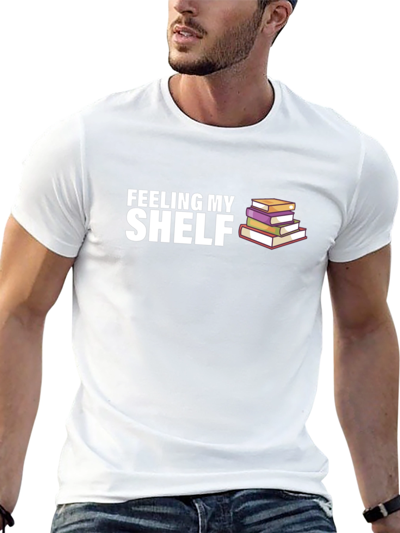 Feeling My Shelf Bookworm Graphic Tee