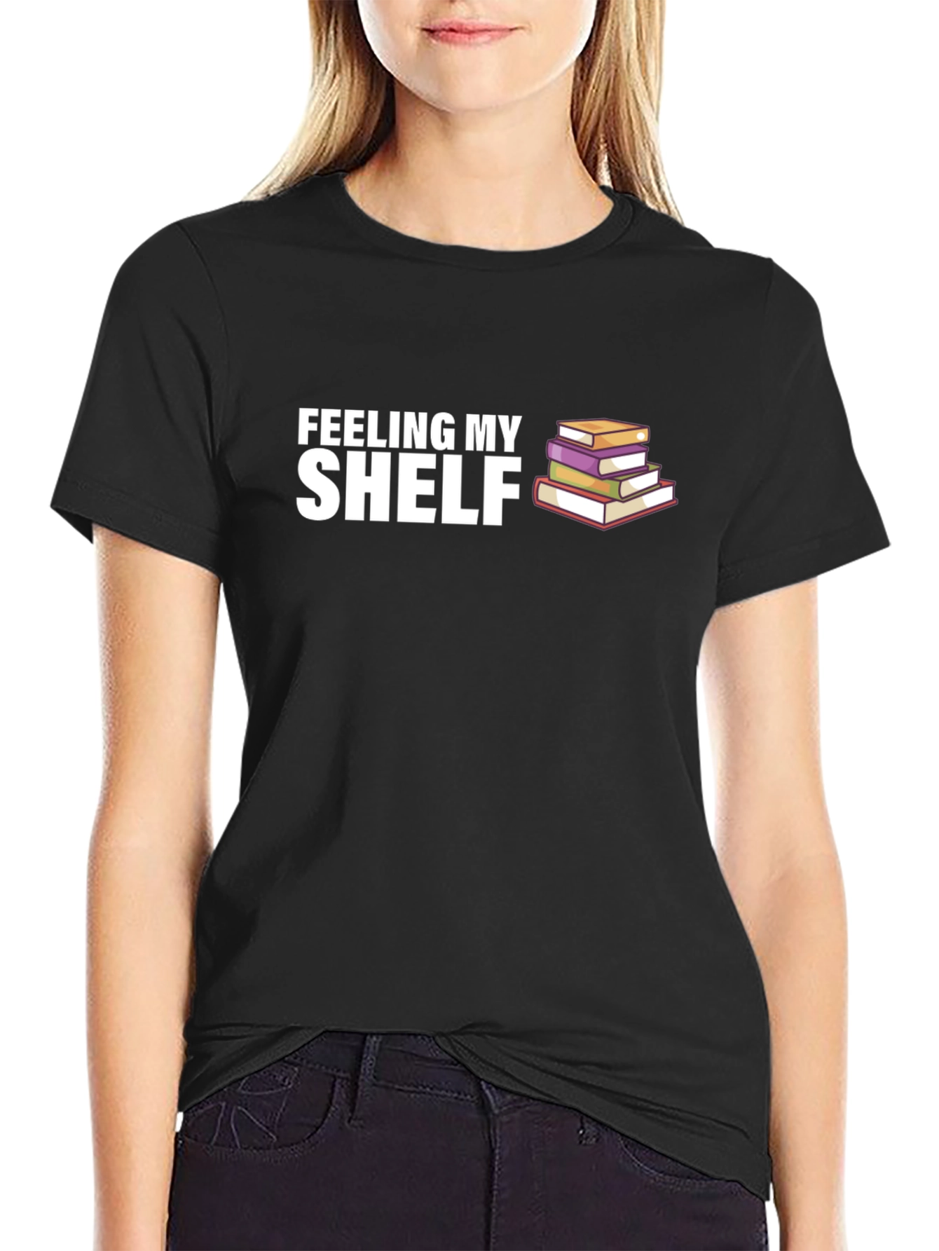 Feeling My Shelf Bookworm Graphic Tee