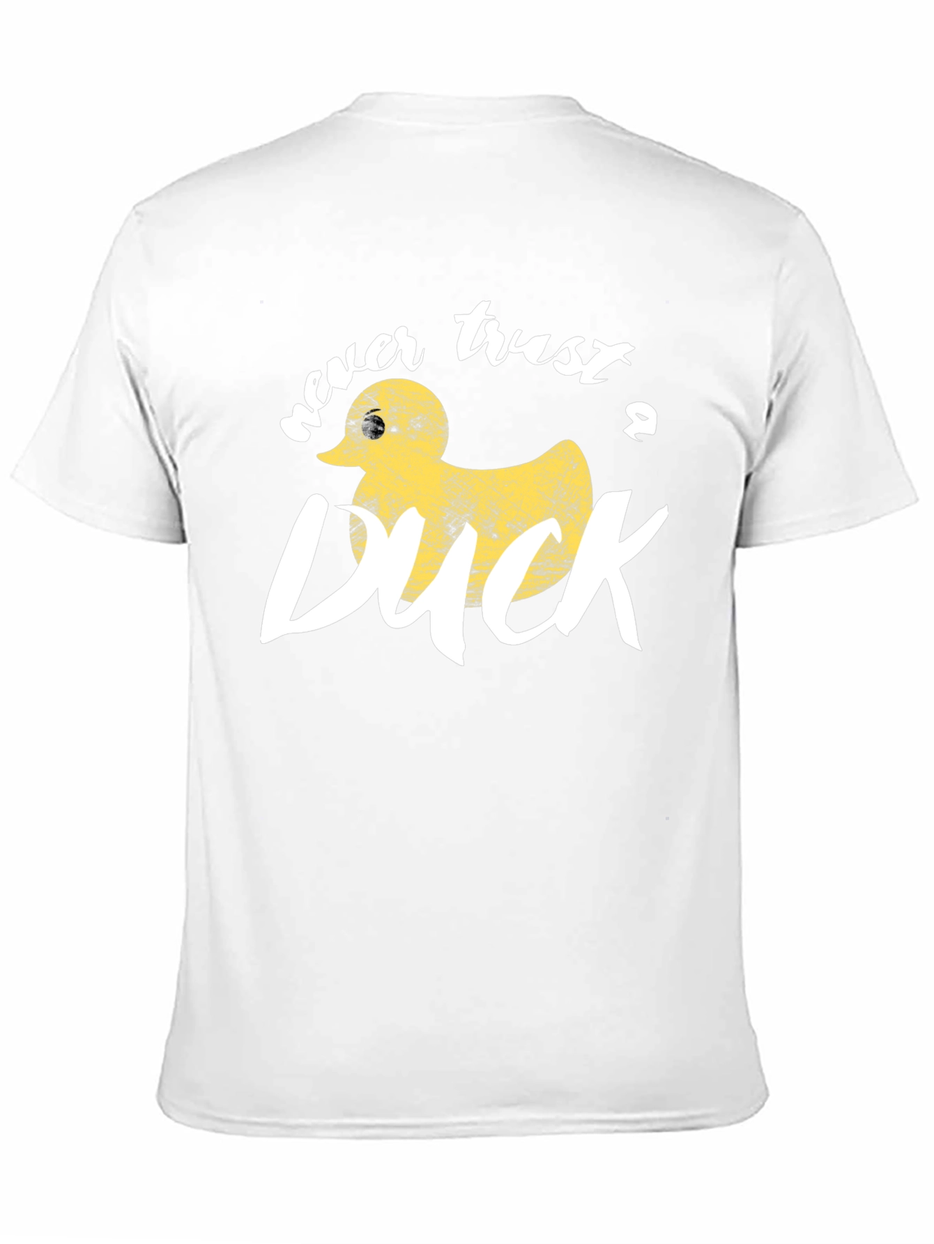 Never Trust A Duck Black Graphic Tee