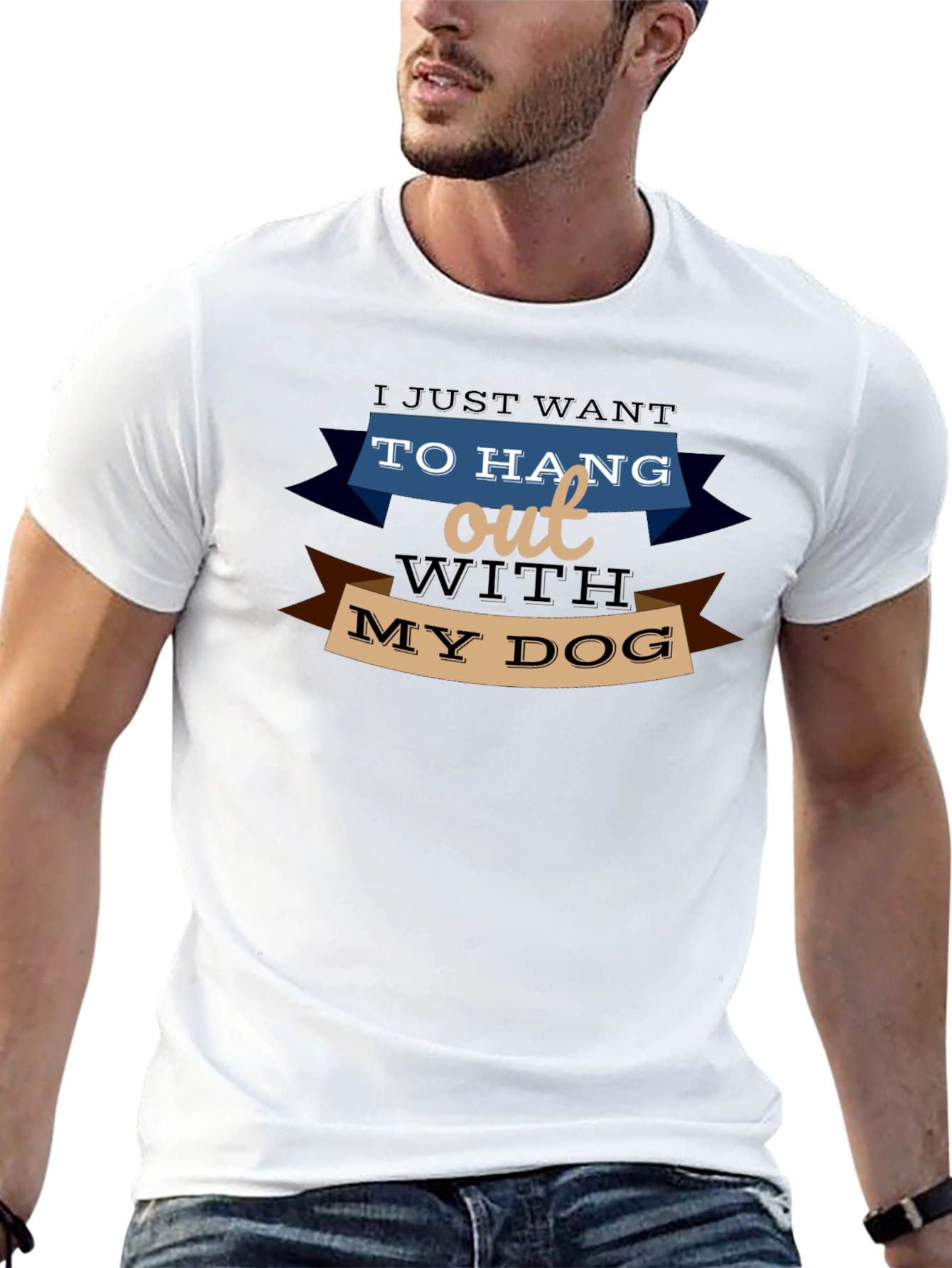 Hang Out With My Dog Tee