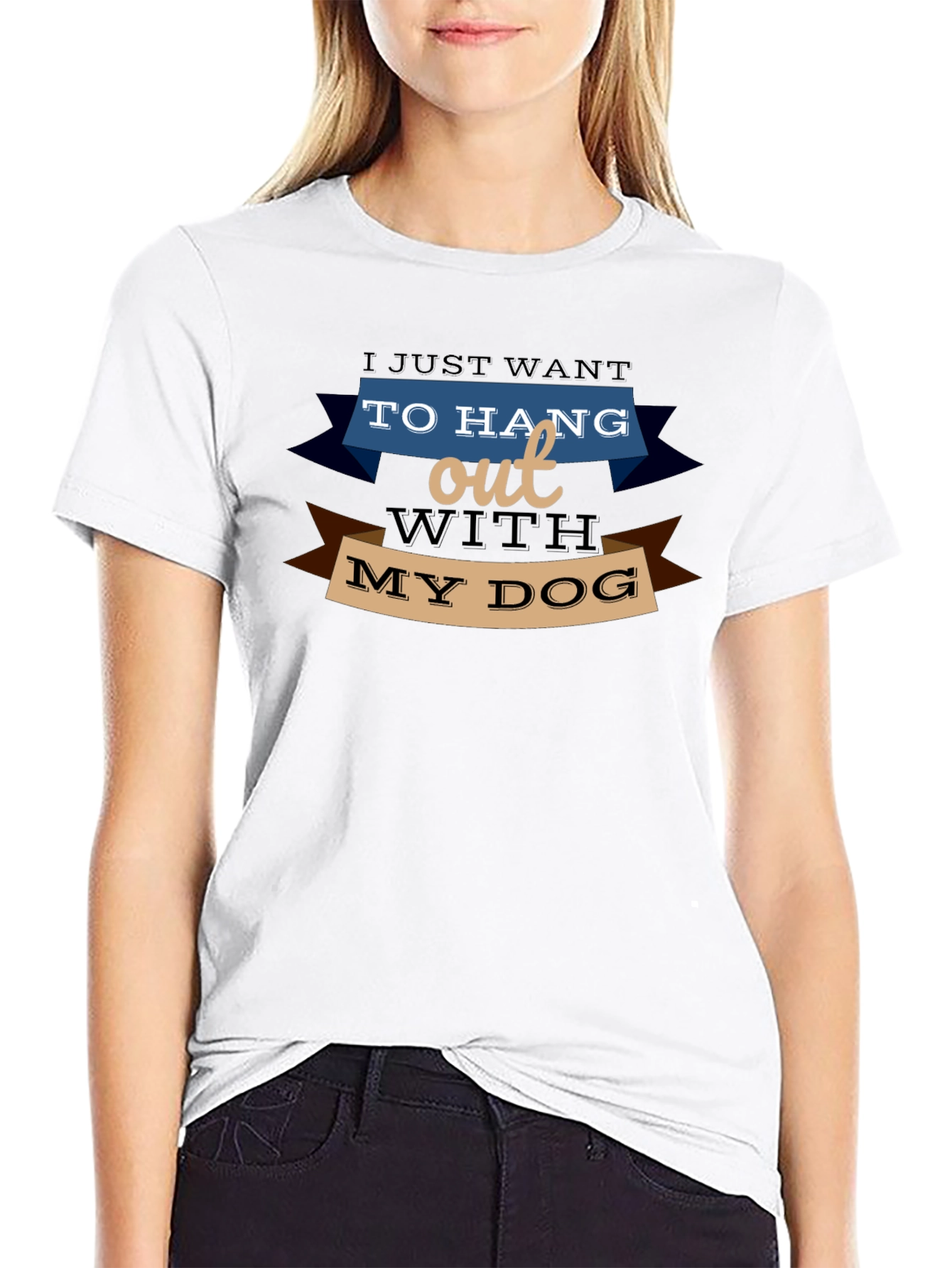 Hang Out With My Dog Tee