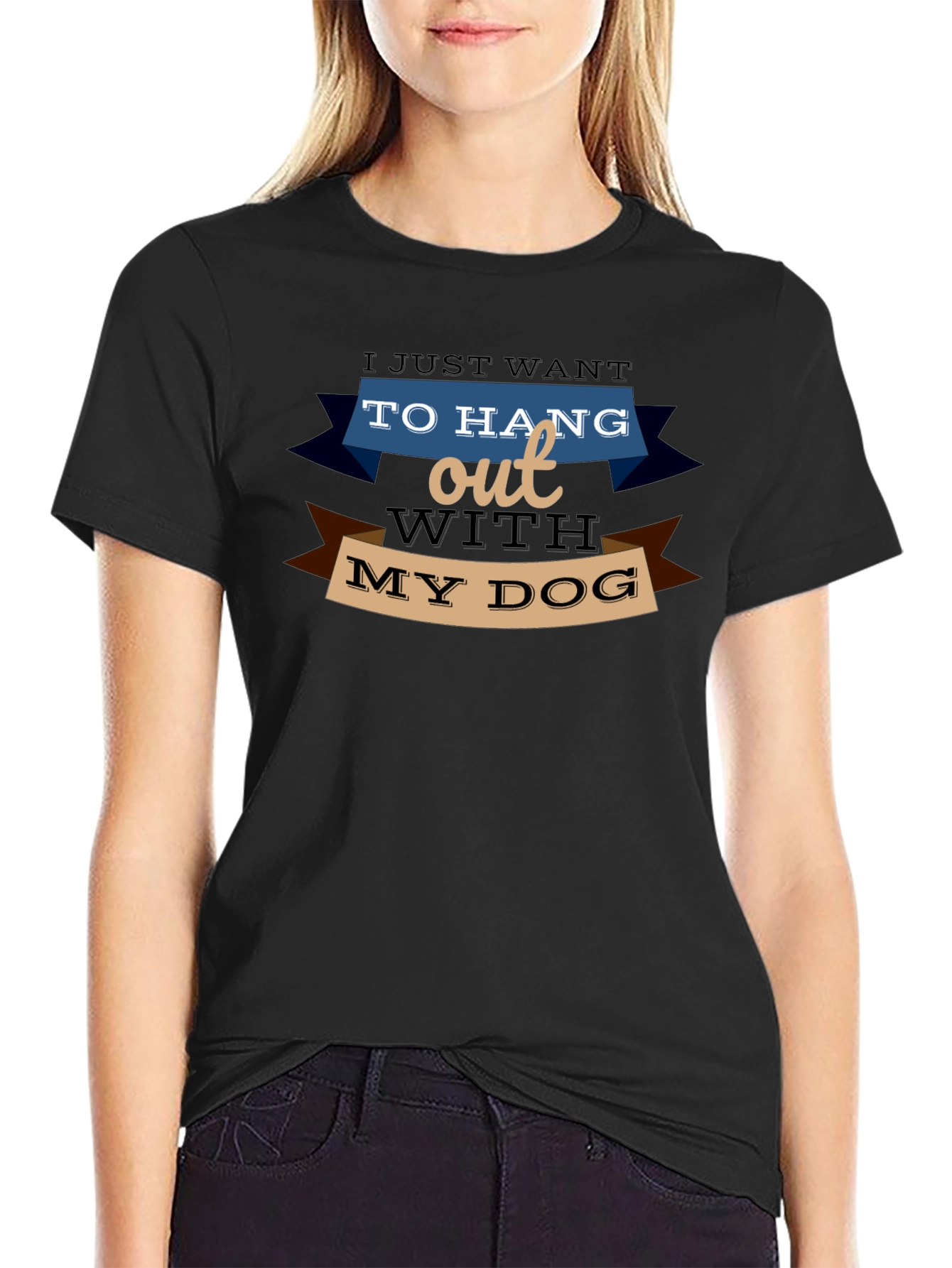Hang Out With My Dog Tee