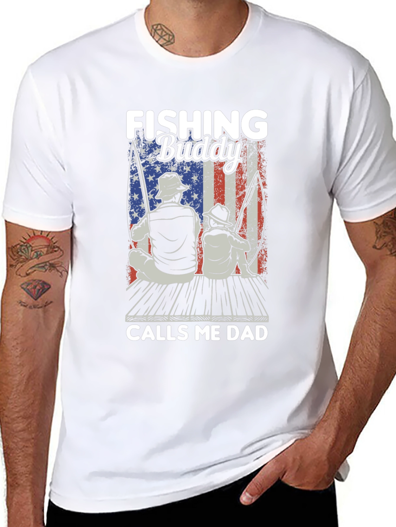 Fishing Buddy Calls Me Dad T-Shirt