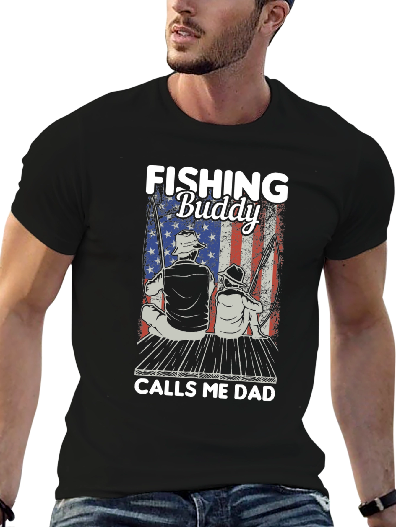 Fishing Buddy Calls Me Dad T-Shirt