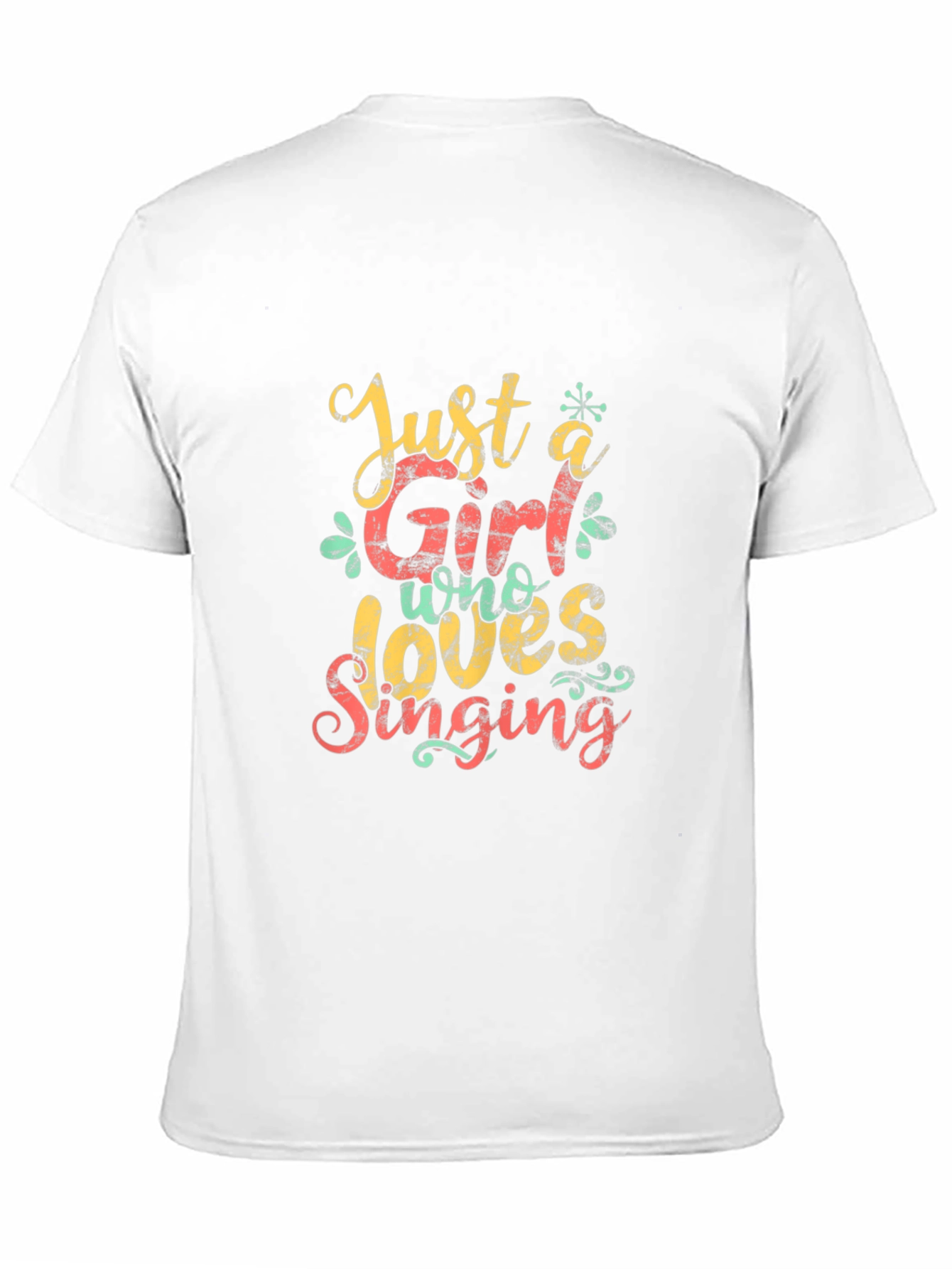 Just a Girl Who Loves Singing T-Shirt